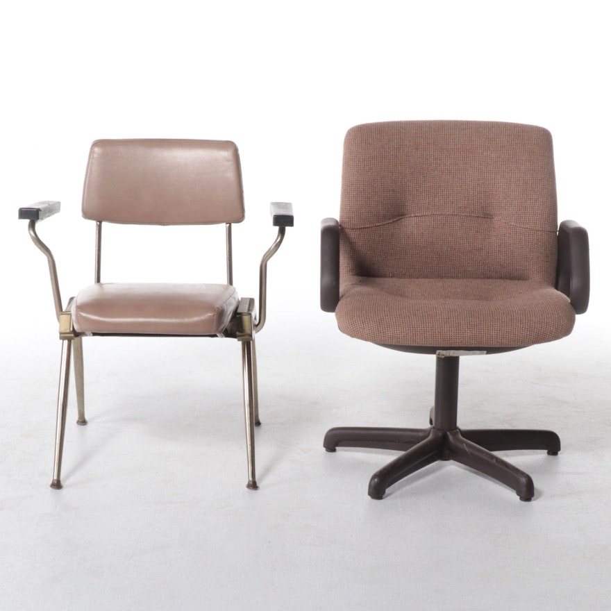 Two Office Chairs, Incl. Steelcase and American Seating "Bodi Rest" Examples