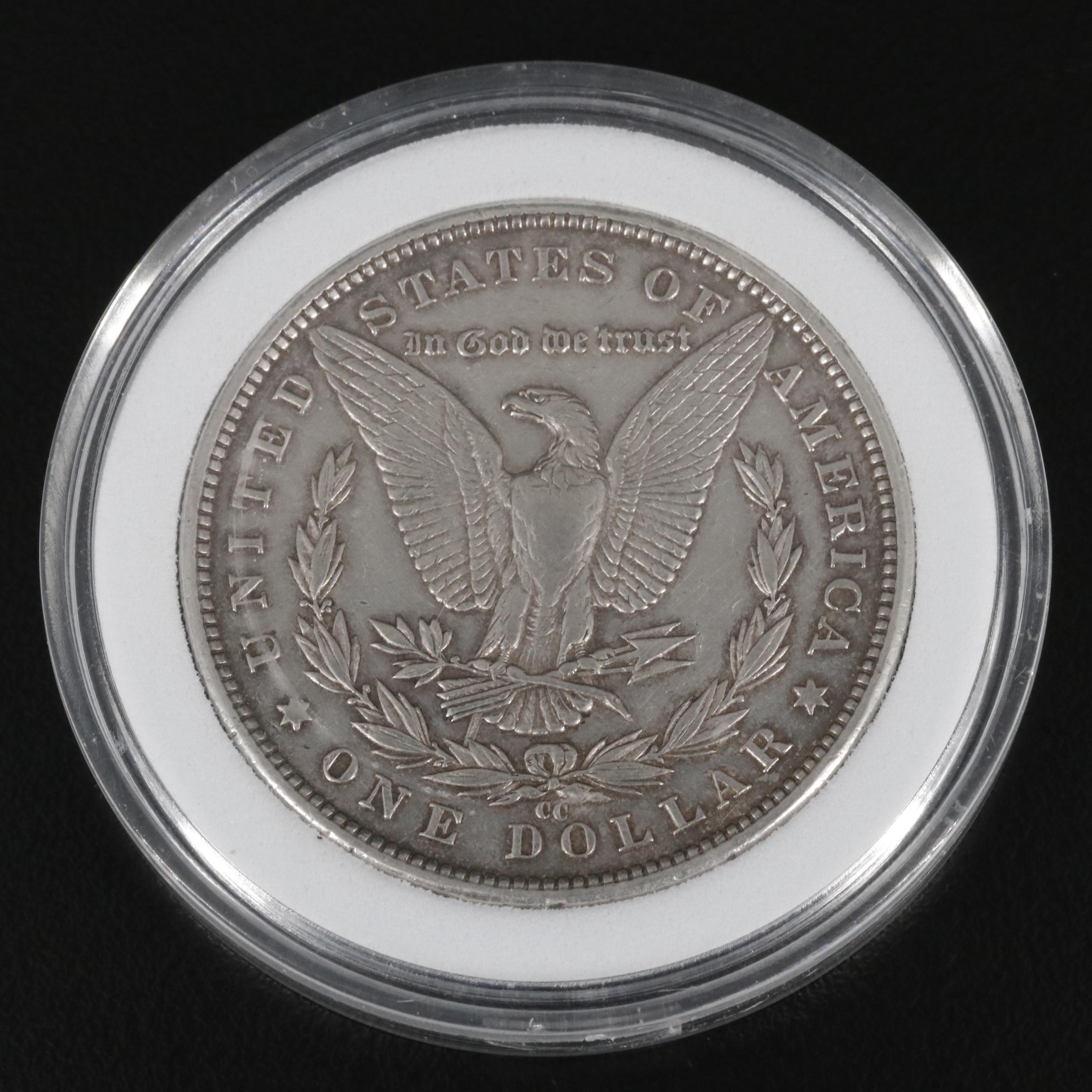 1890-CC Morgan Silver Dollar
