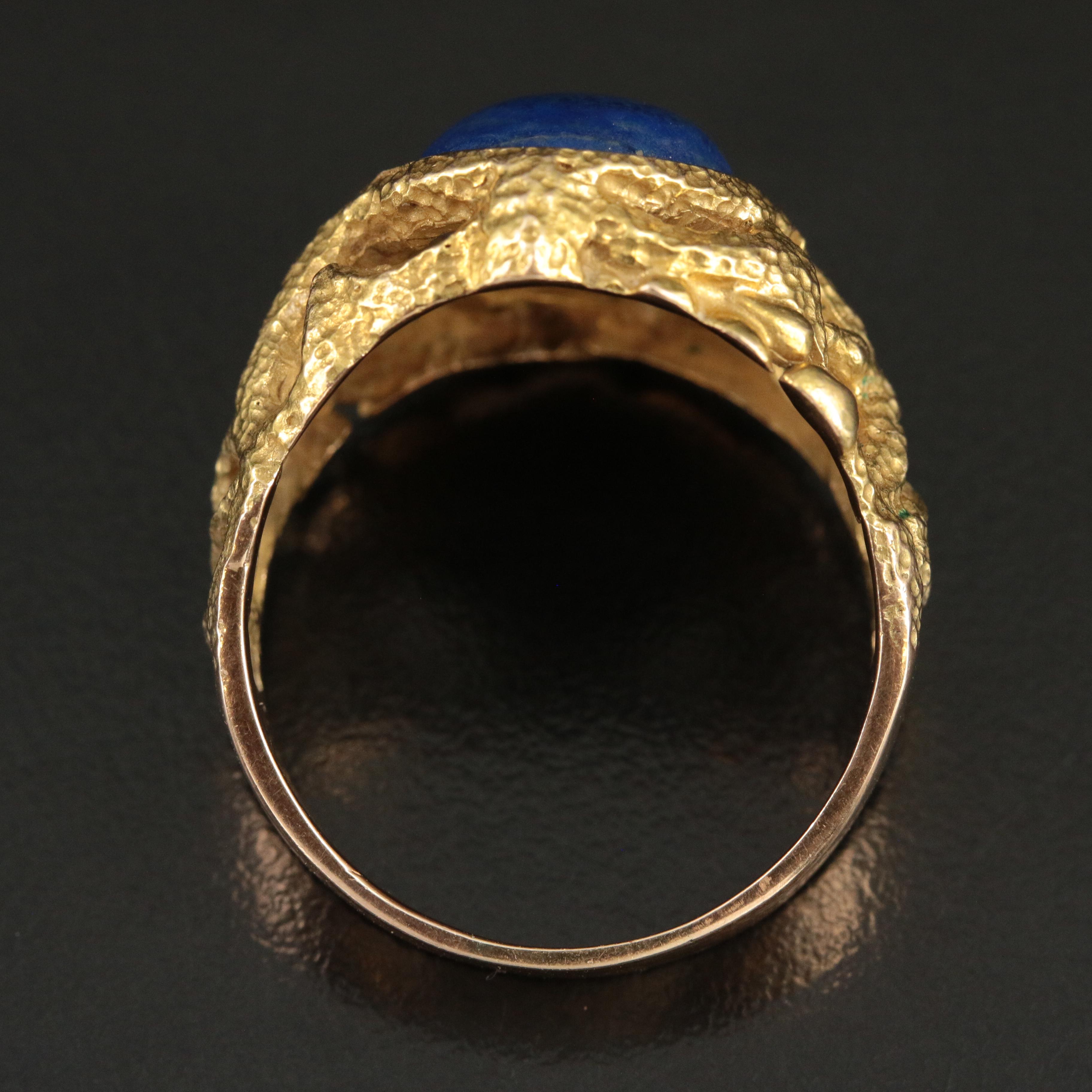 14K Lapis Lazuli Ring