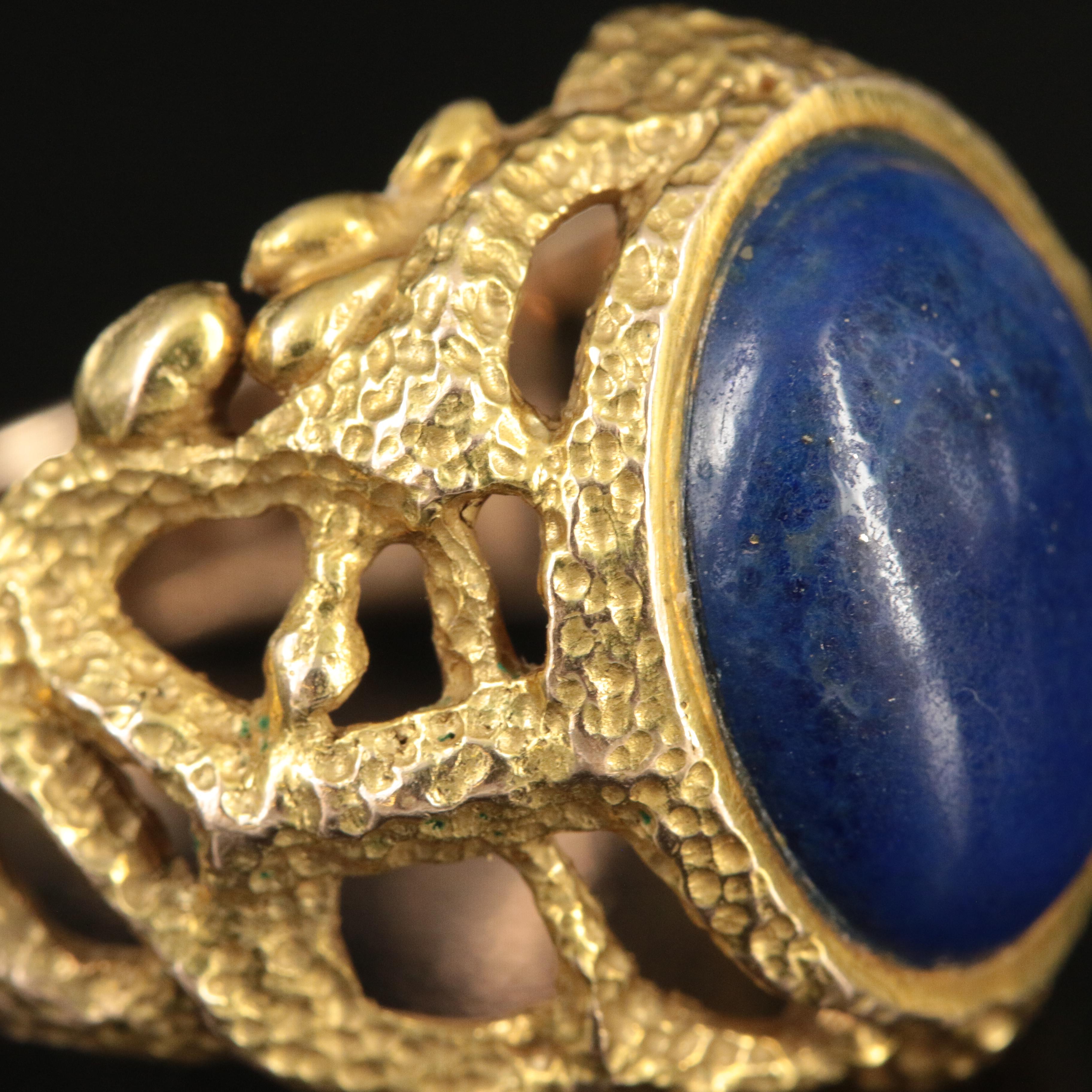 14K Lapis Lazuli Ring