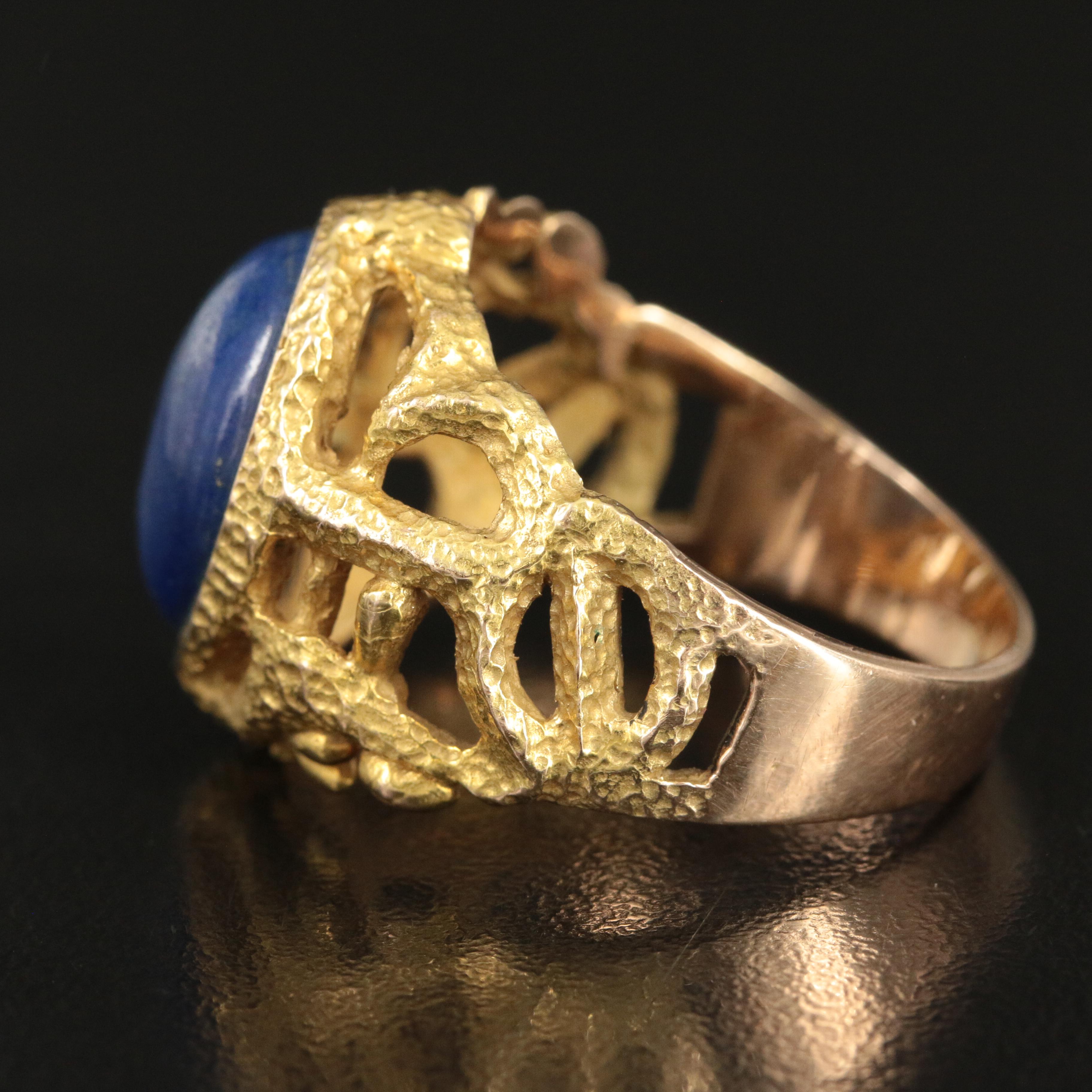 14K Lapis Lazuli Ring