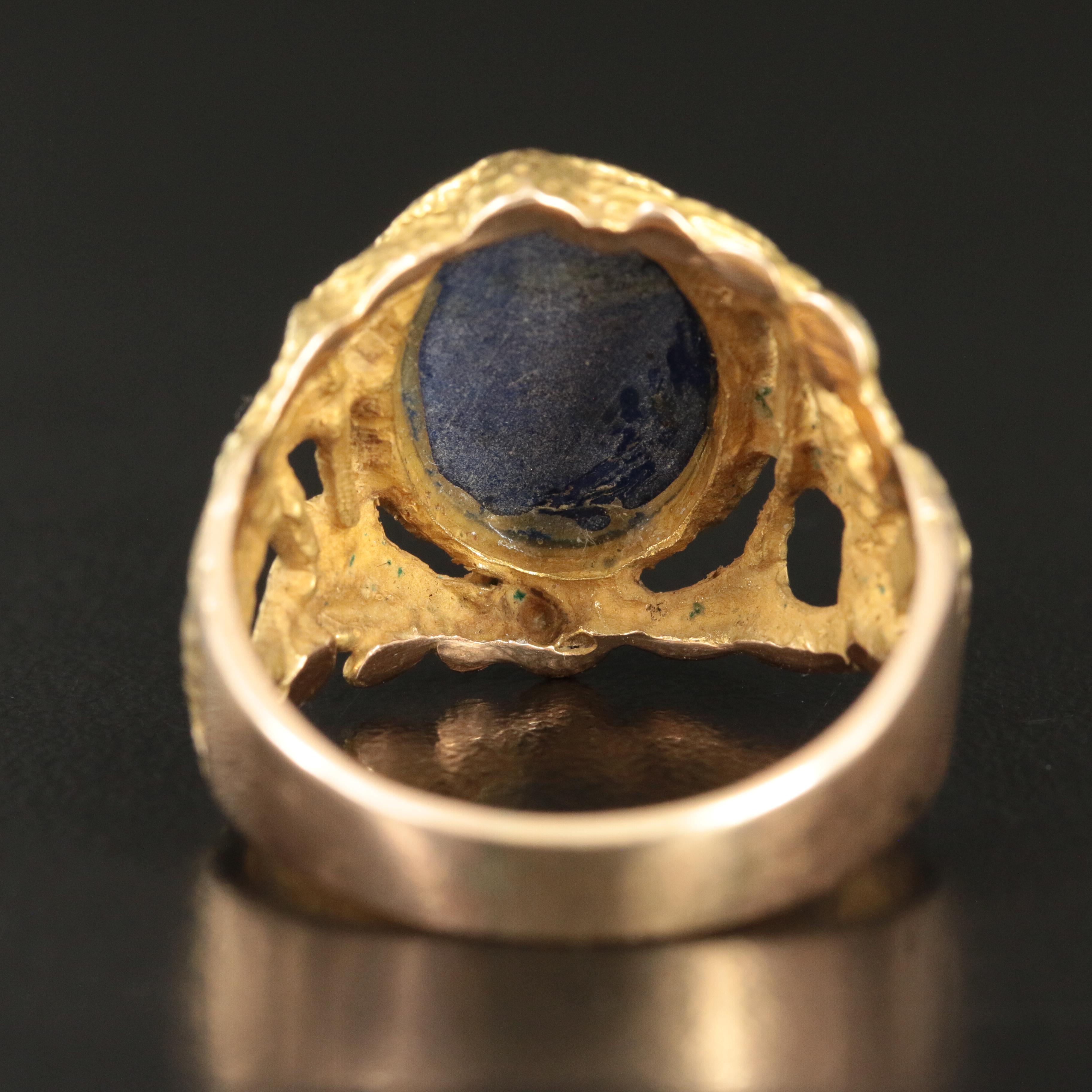 14K Lapis Lazuli Ring
