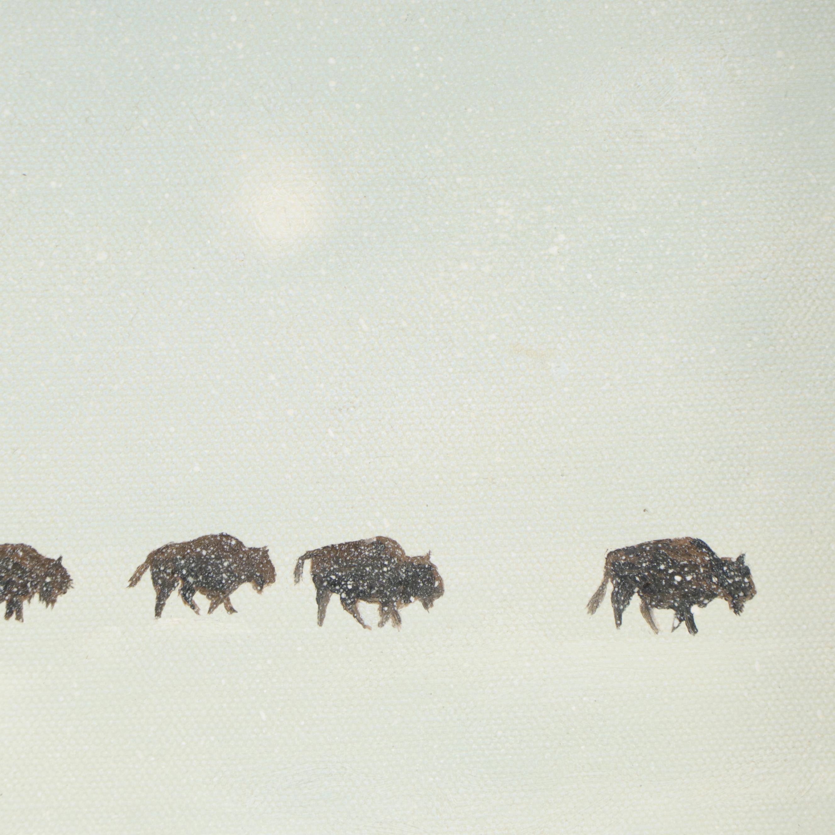 Terry McKee Oil Painting "Bison Migration"