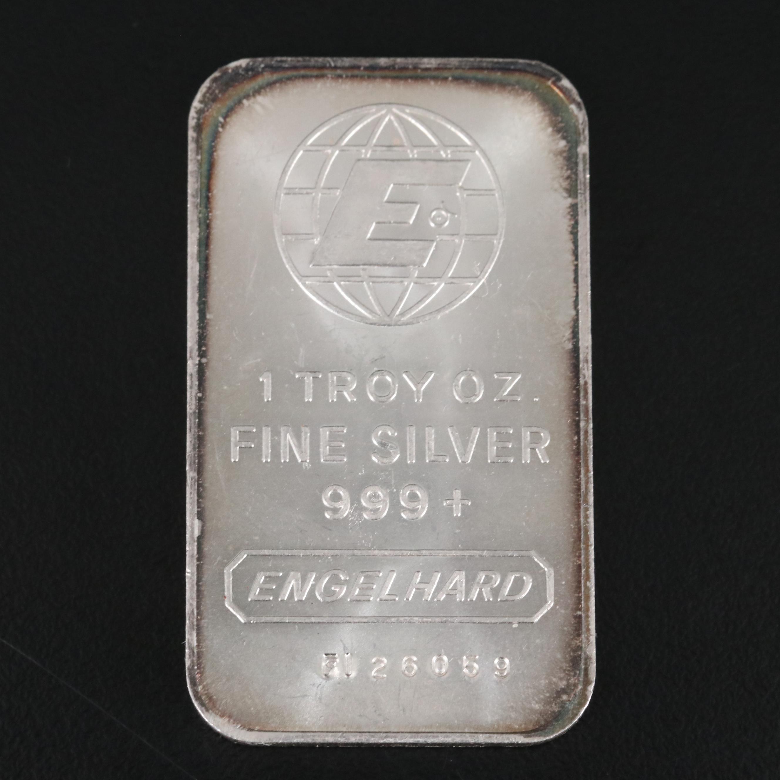 Engelhard 1-Oz Fine Silver Bar