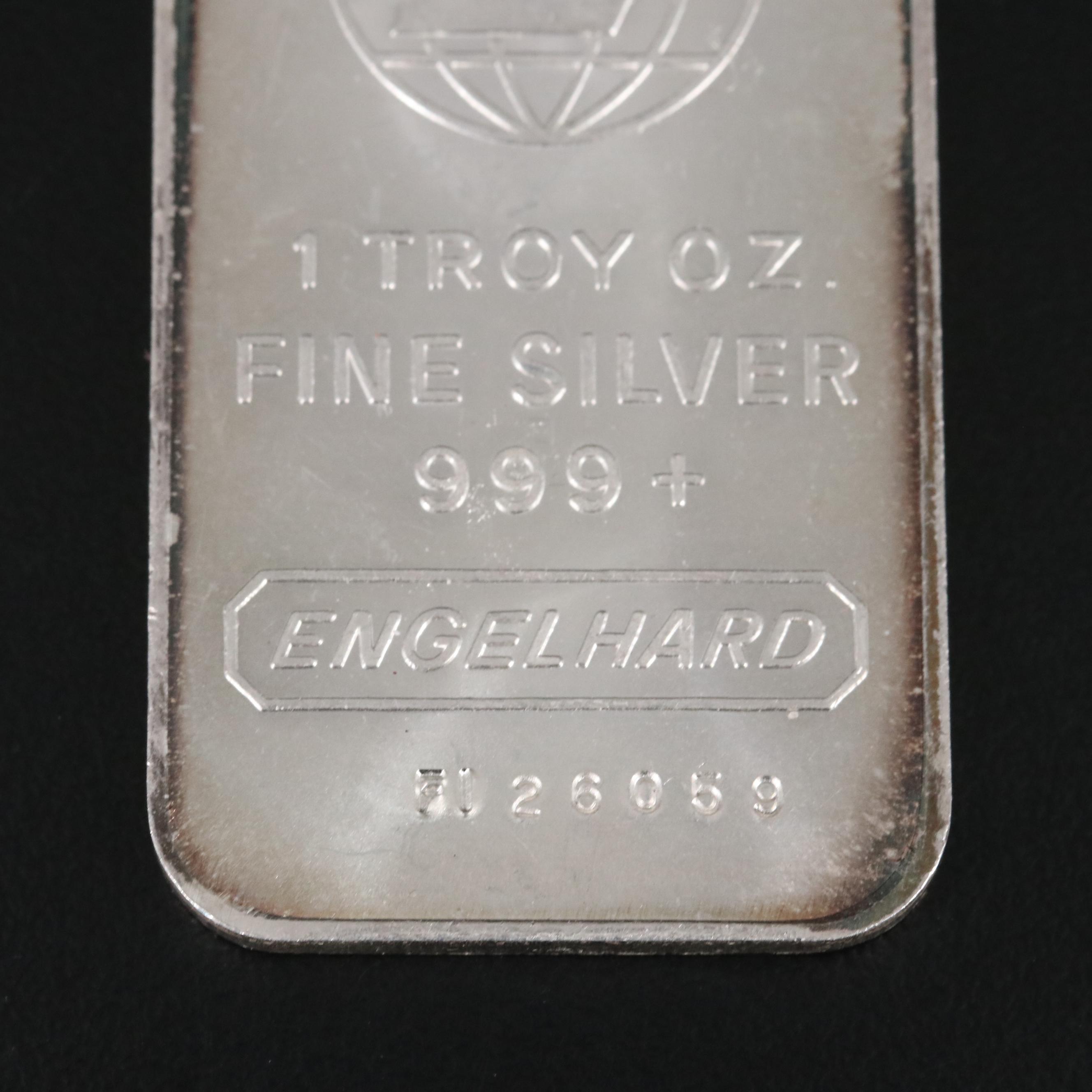Engelhard 1-Oz Fine Silver Bar