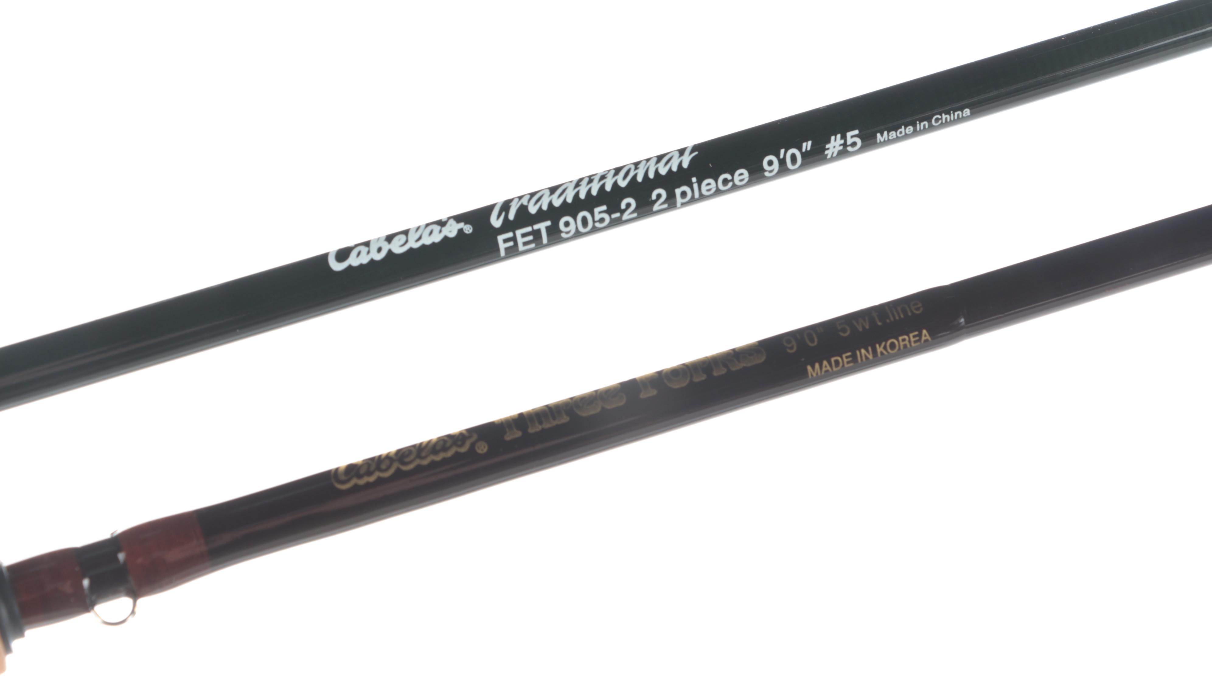 Shakespeare and Cabela's Fly Fishing Rods