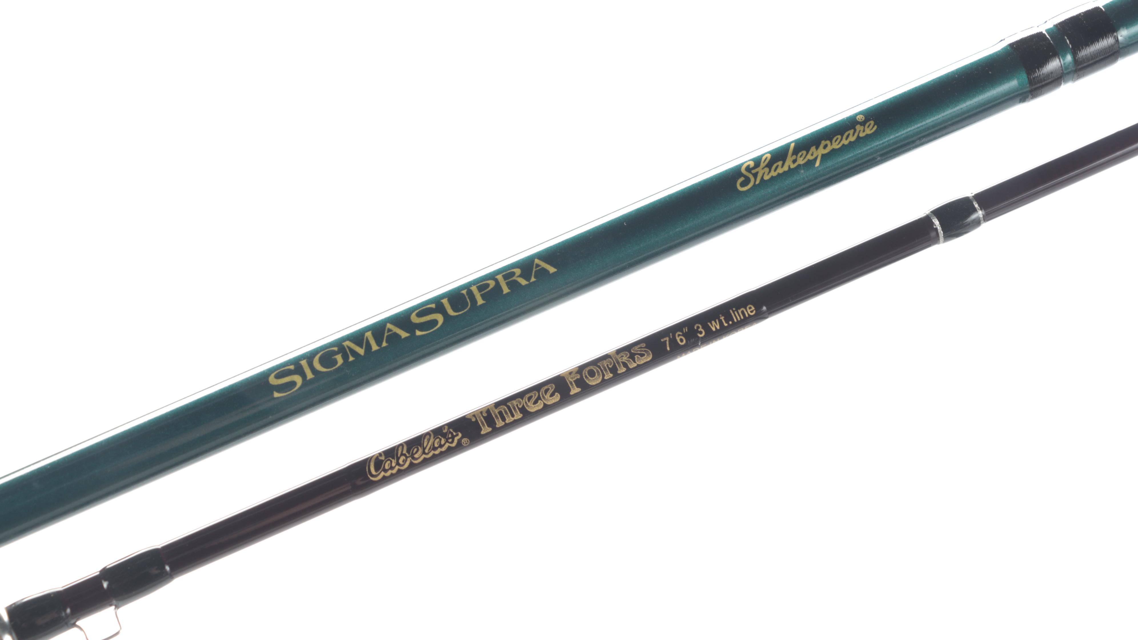 Shakespeare and Cabela's Fly Fishing Rods