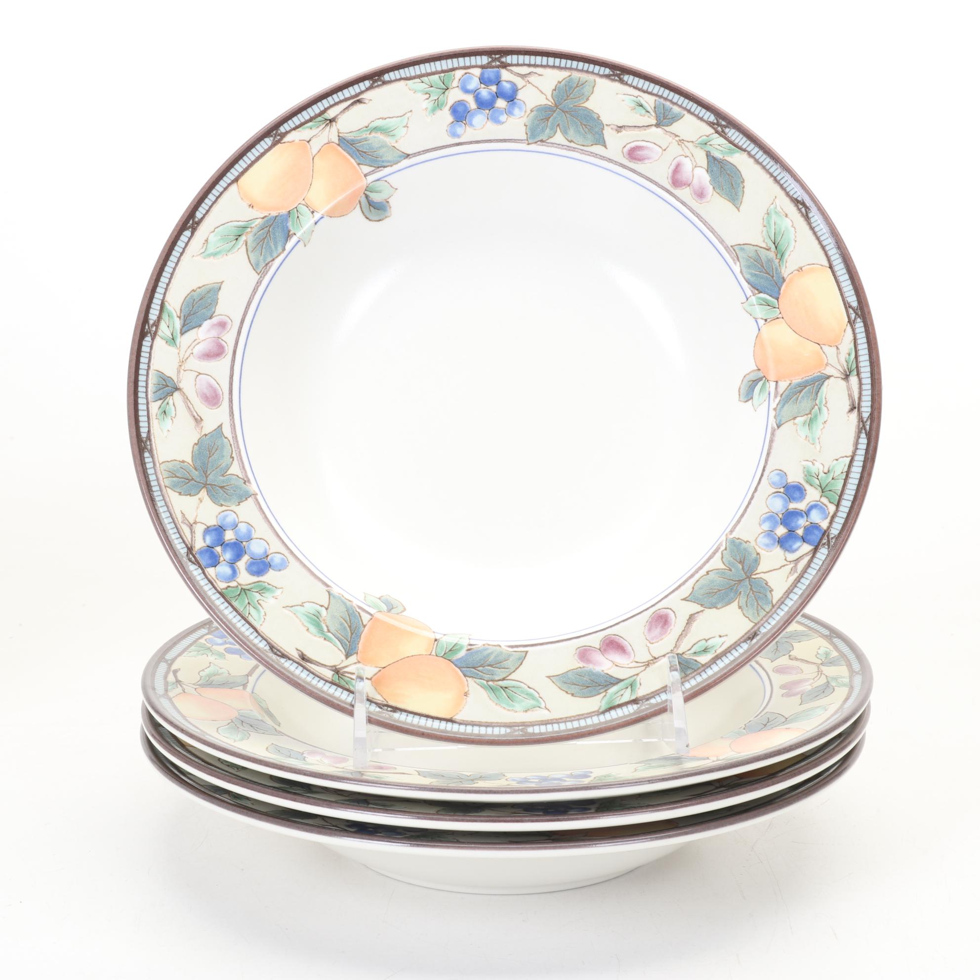 Mikasa "Intaglio" and "Garden Harvest" Dinnerware and Canister Set