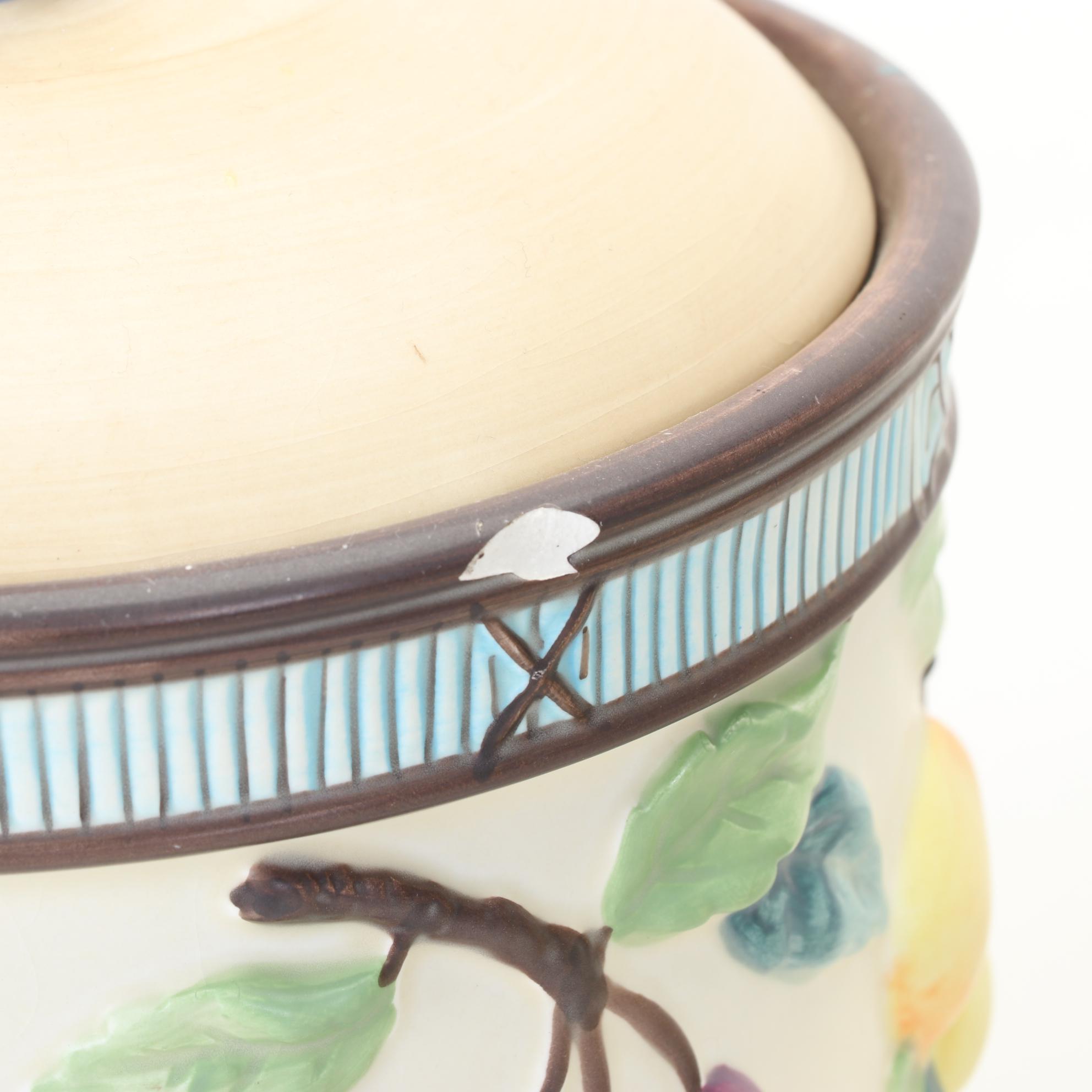 Mikasa "Intaglio" and "Garden Harvest" Dinnerware and Canister Set