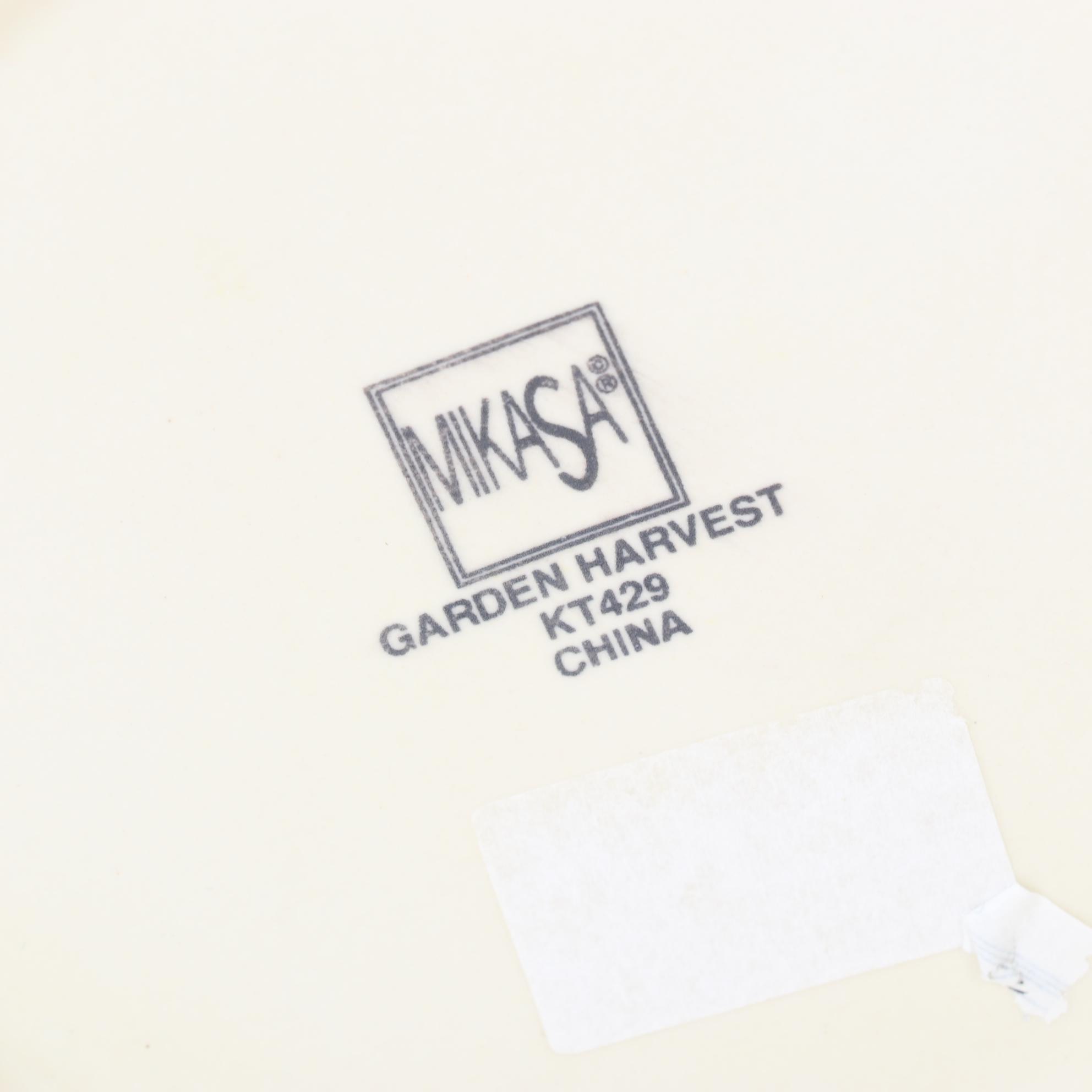 Mikasa "Intaglio" and "Garden Harvest" Dinnerware and Canister Set