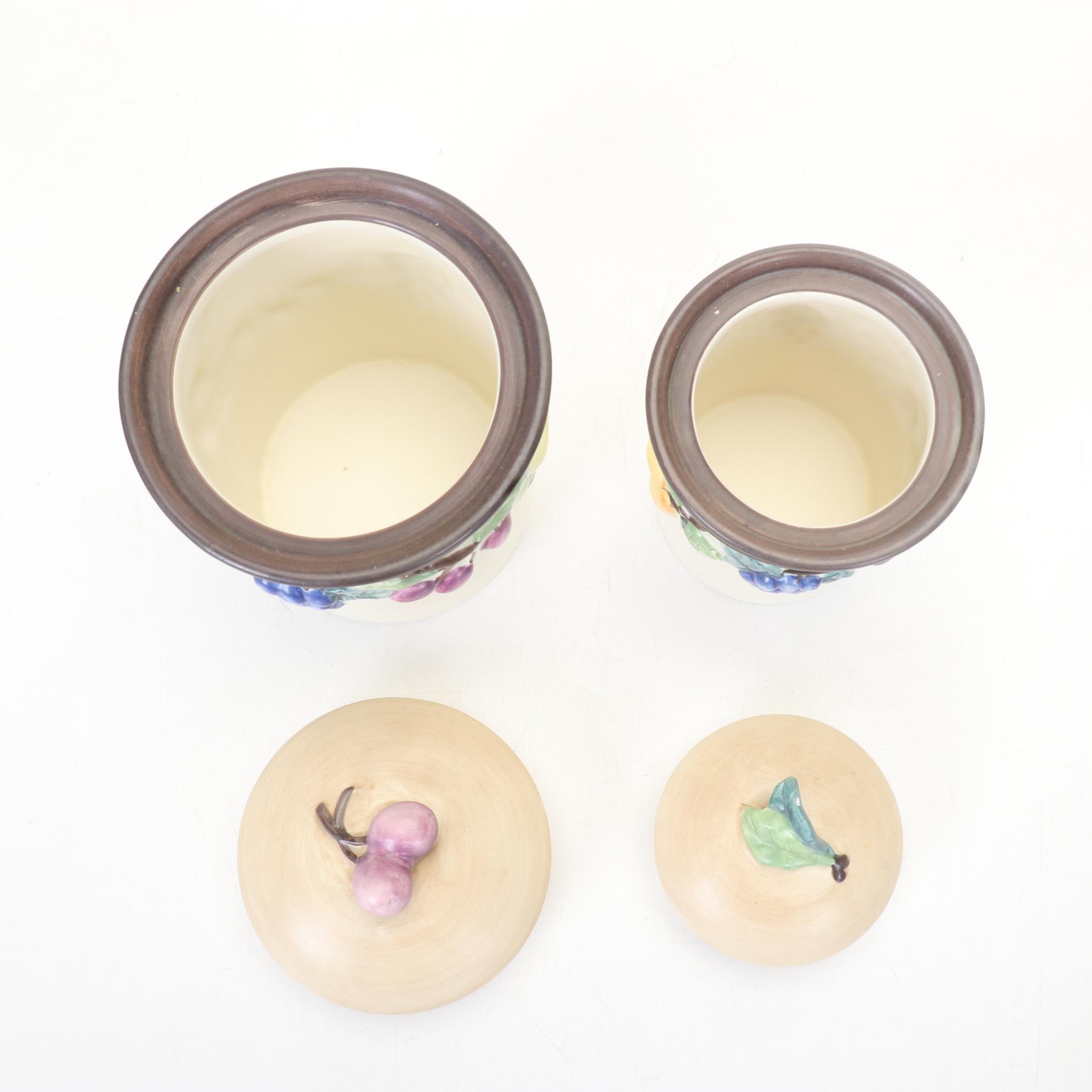 Mikasa "Intaglio" and "Garden Harvest" Dinnerware and Canister Set