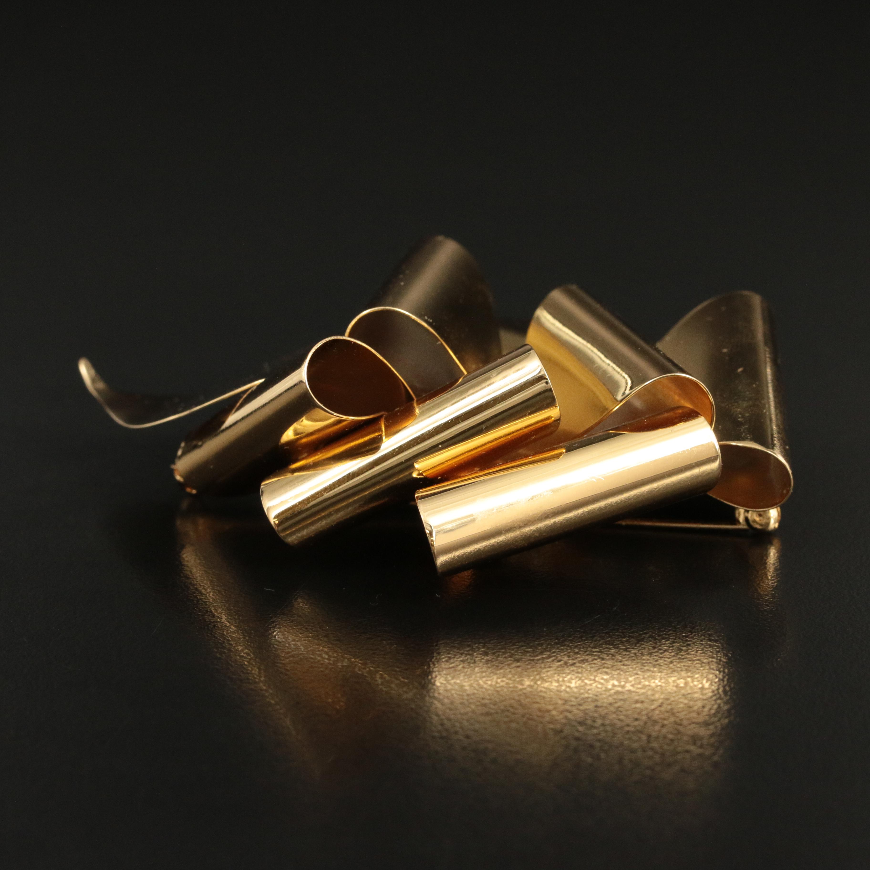 Christian Dior Large Gift Bow Ribbon Brooch