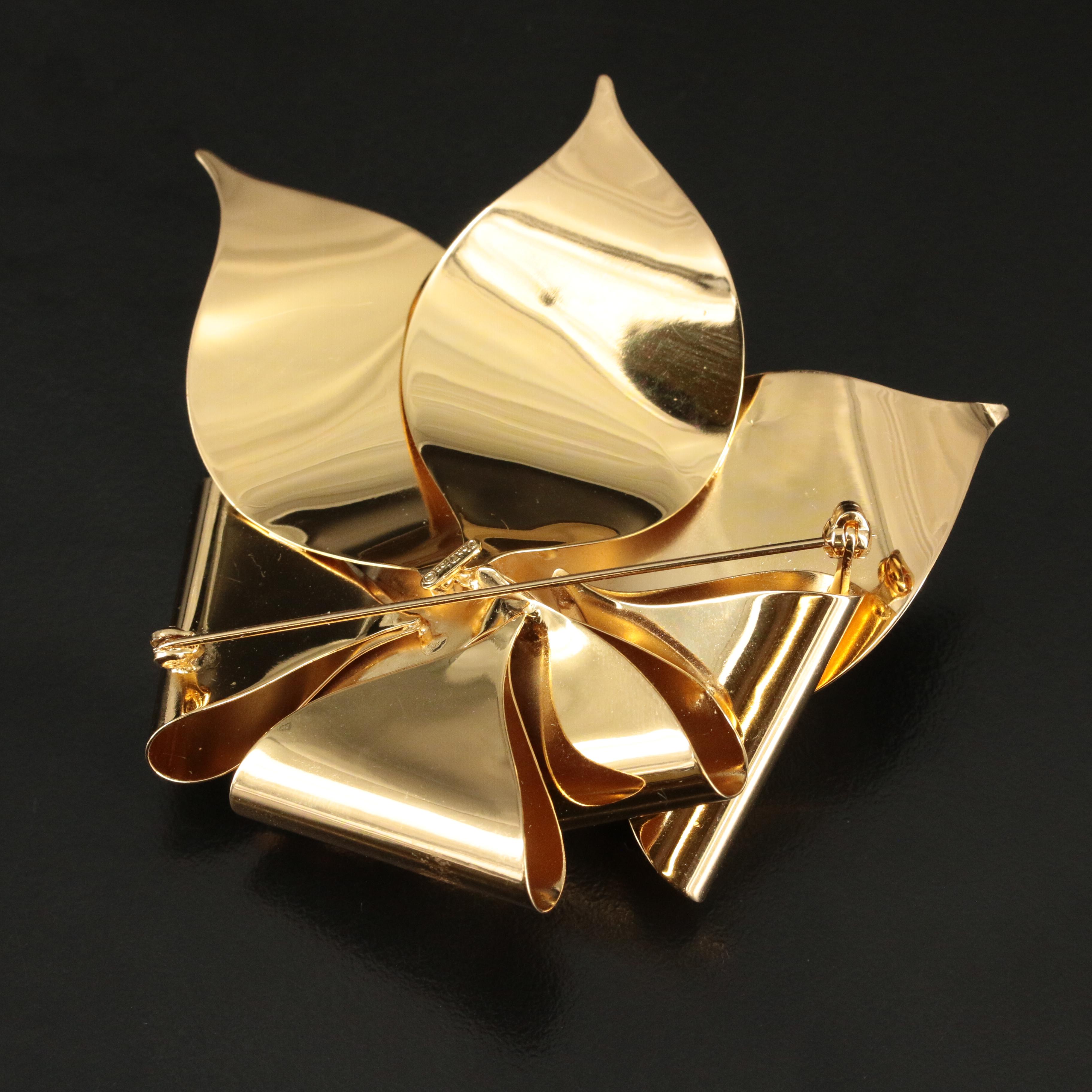 Christian Dior Large Gift Bow Ribbon Brooch