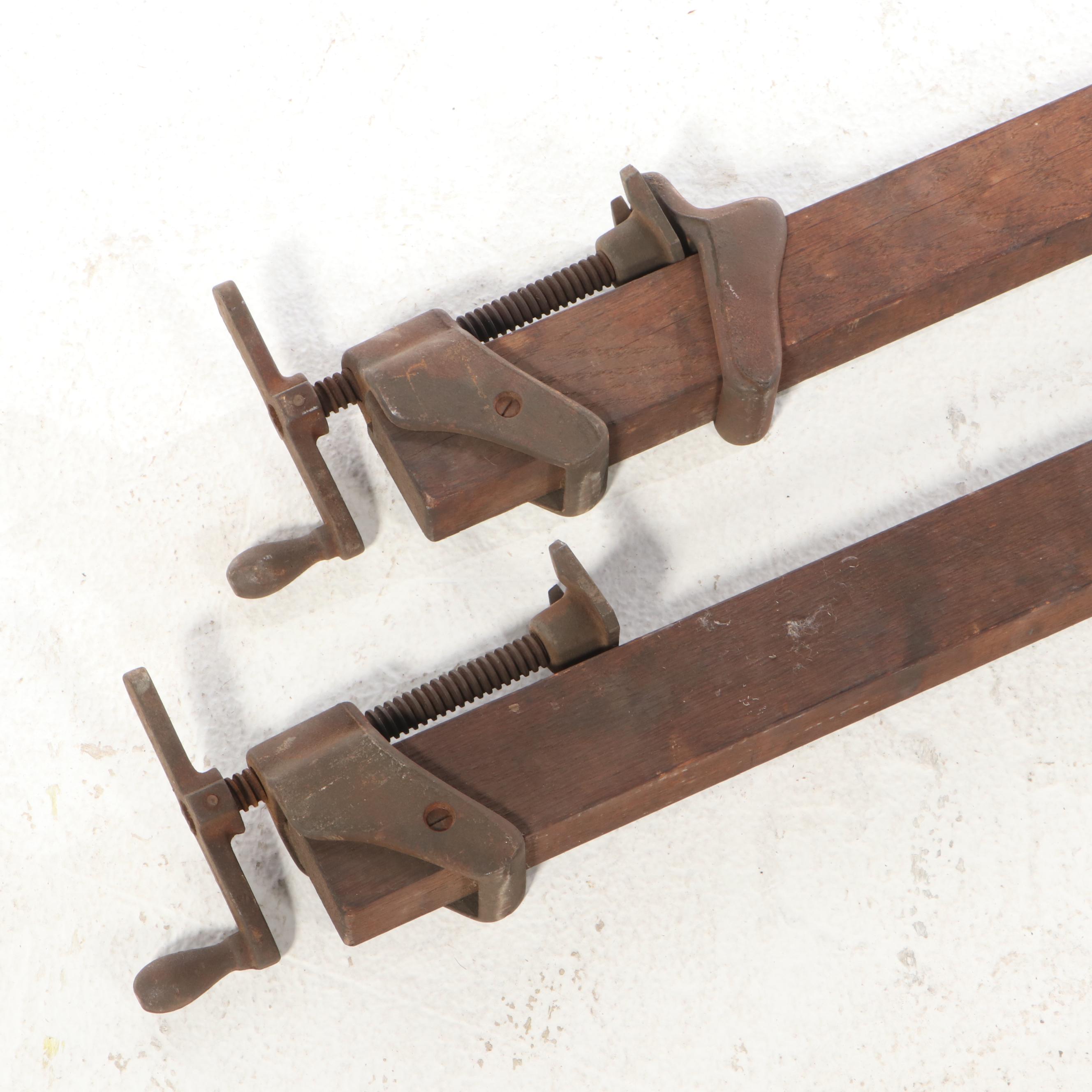Pair of Heavy Duty Bar Clamps