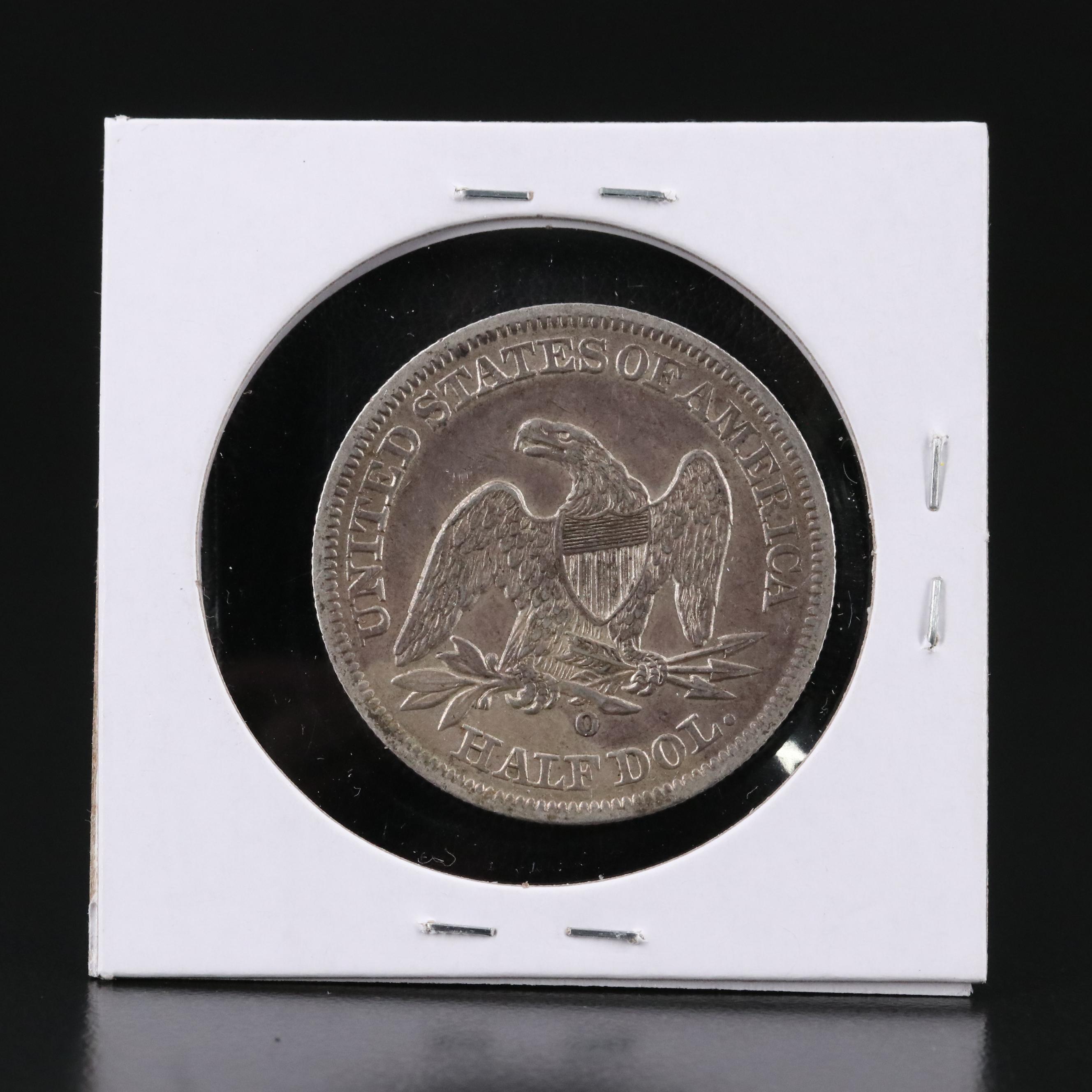 1848-O Liberty Seated Silver Half Dollar