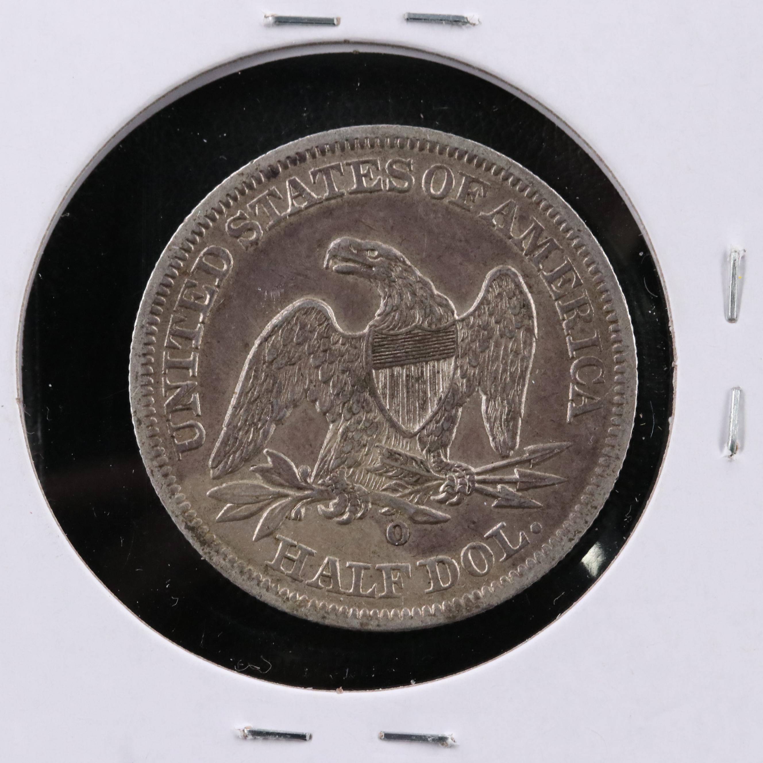 1848-O Liberty Seated Silver Half Dollar