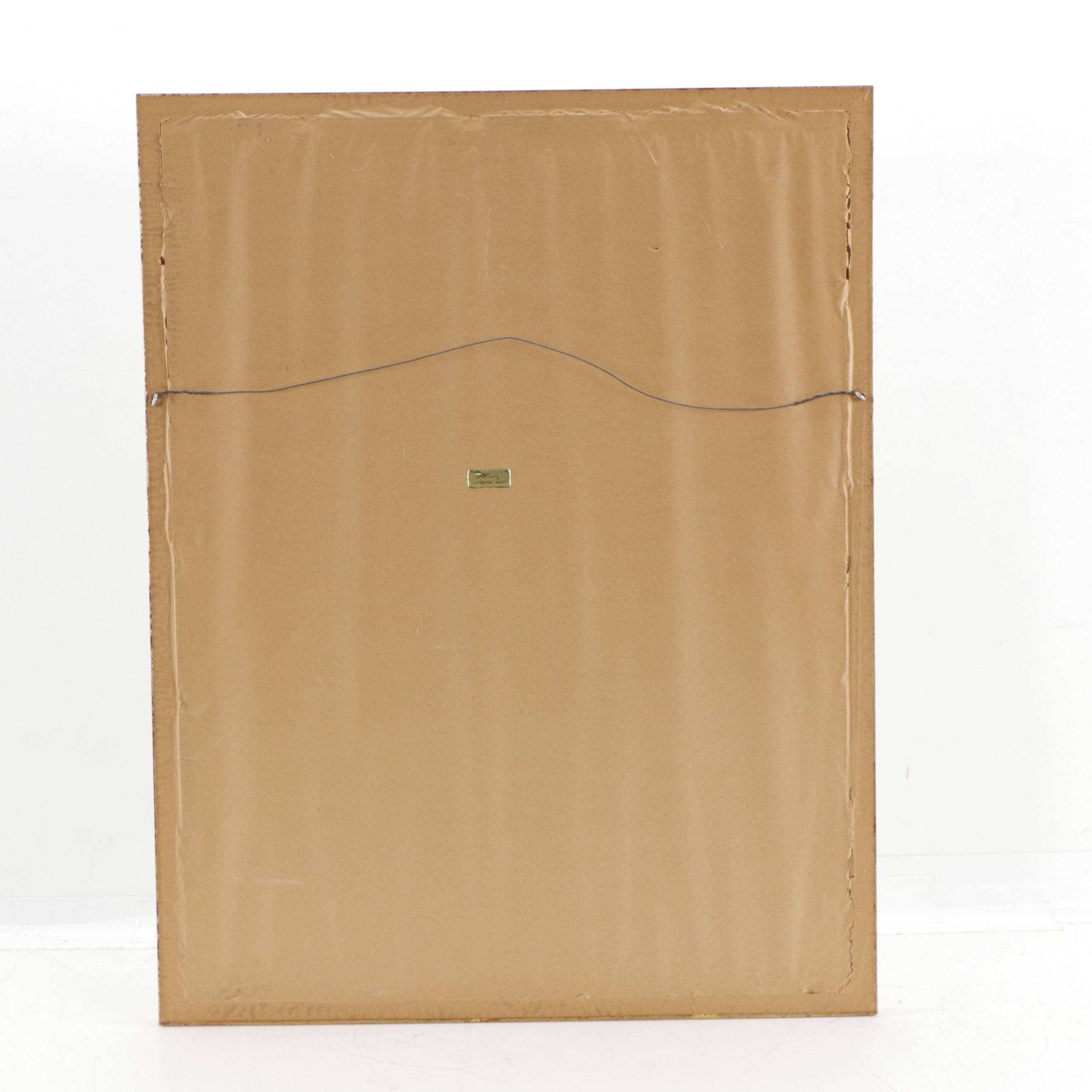 Gouache Painting of an Oriental Lily