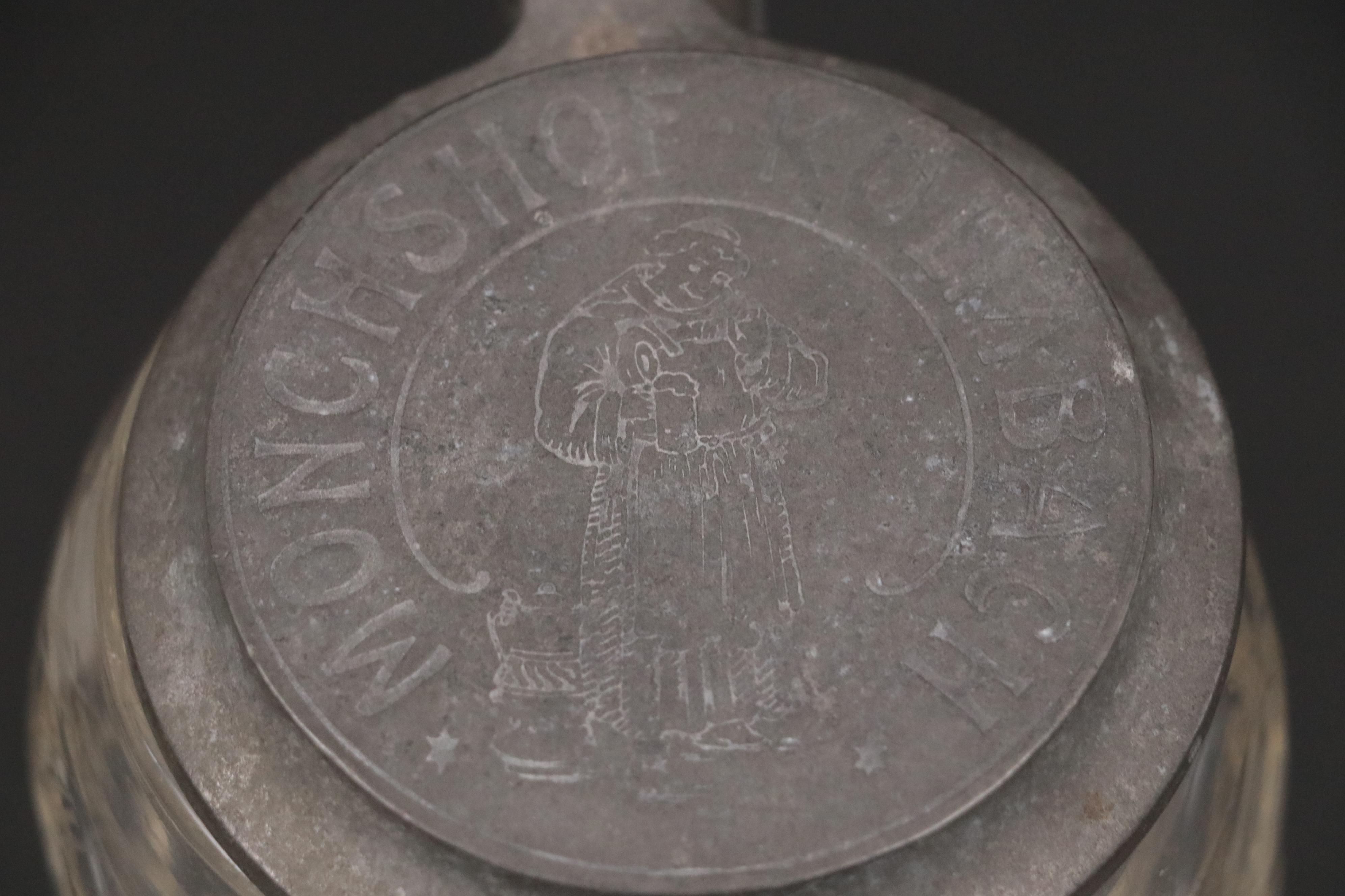 Frosted Glass Drinking Horns, Steel Short Sword, and More