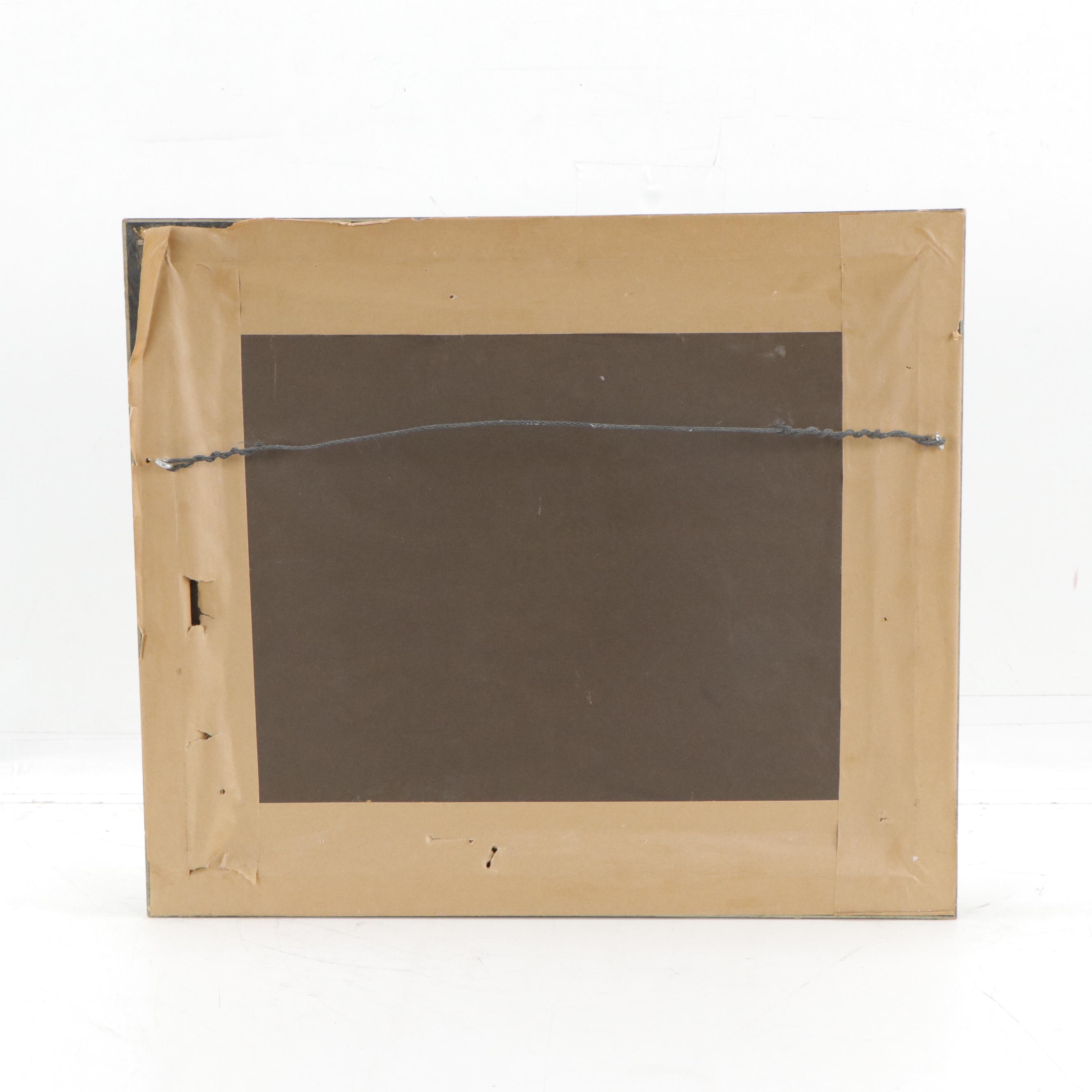 Abstract Pastel Landscape Drawing