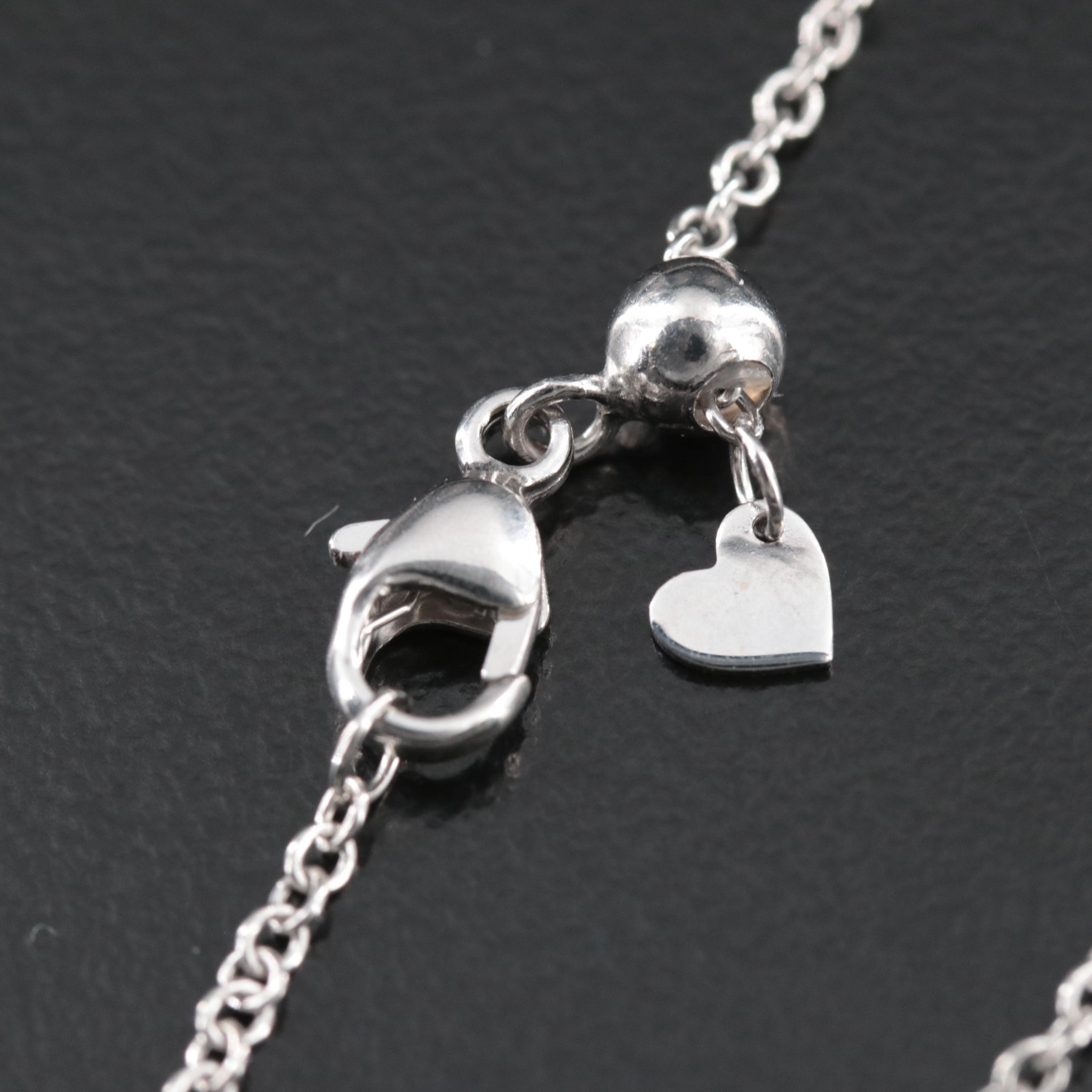 14K 1.00 CTW Lab Grown Diamond Heart Pendant Necklace