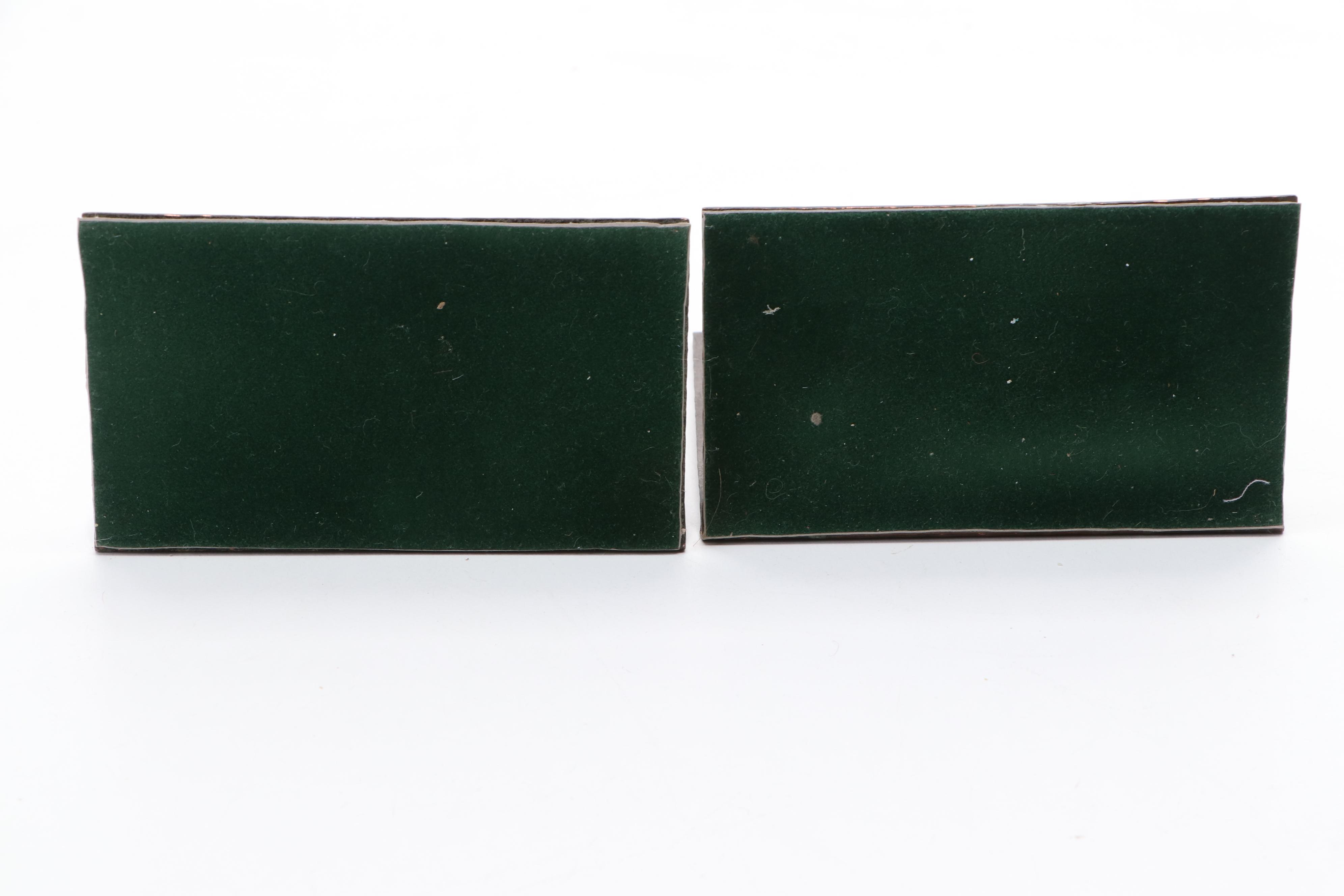 Arts and Crafts Roycroft Copper Shop Bronze Bookends, Early 20th C.