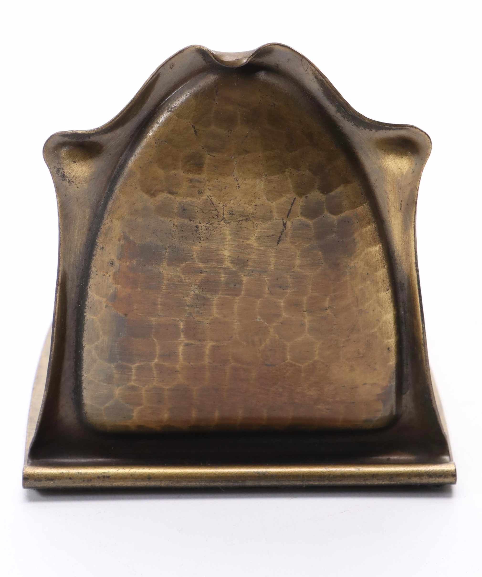 Arts and Crafts Roycroft Copper Shop Bronze Bookends, Early 20th C.