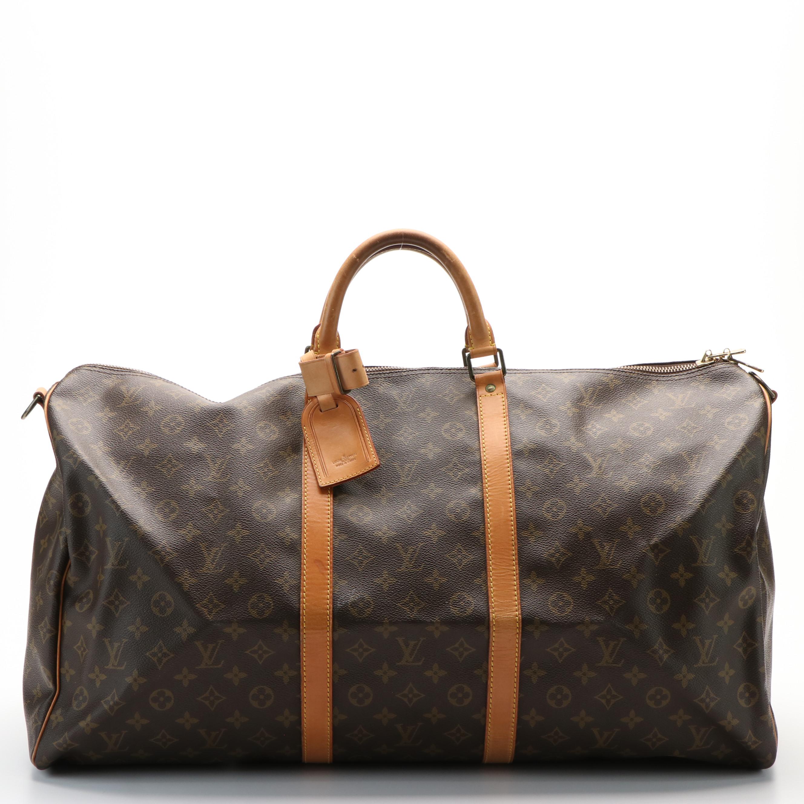 Louis Vuitton Keepall 60 in Brown Monogram Canvas