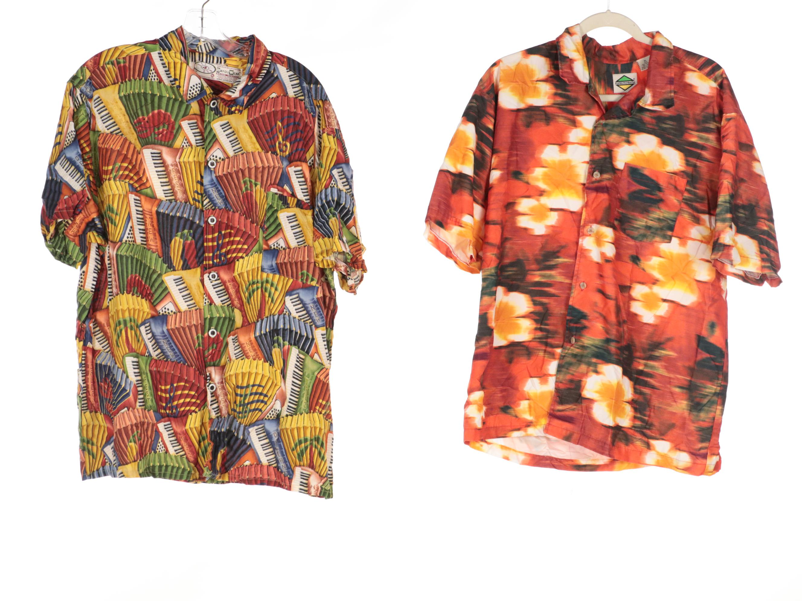 Men's Ky's and Kane Hawaiian Made Aloha Shirts and Other Camp Shirts