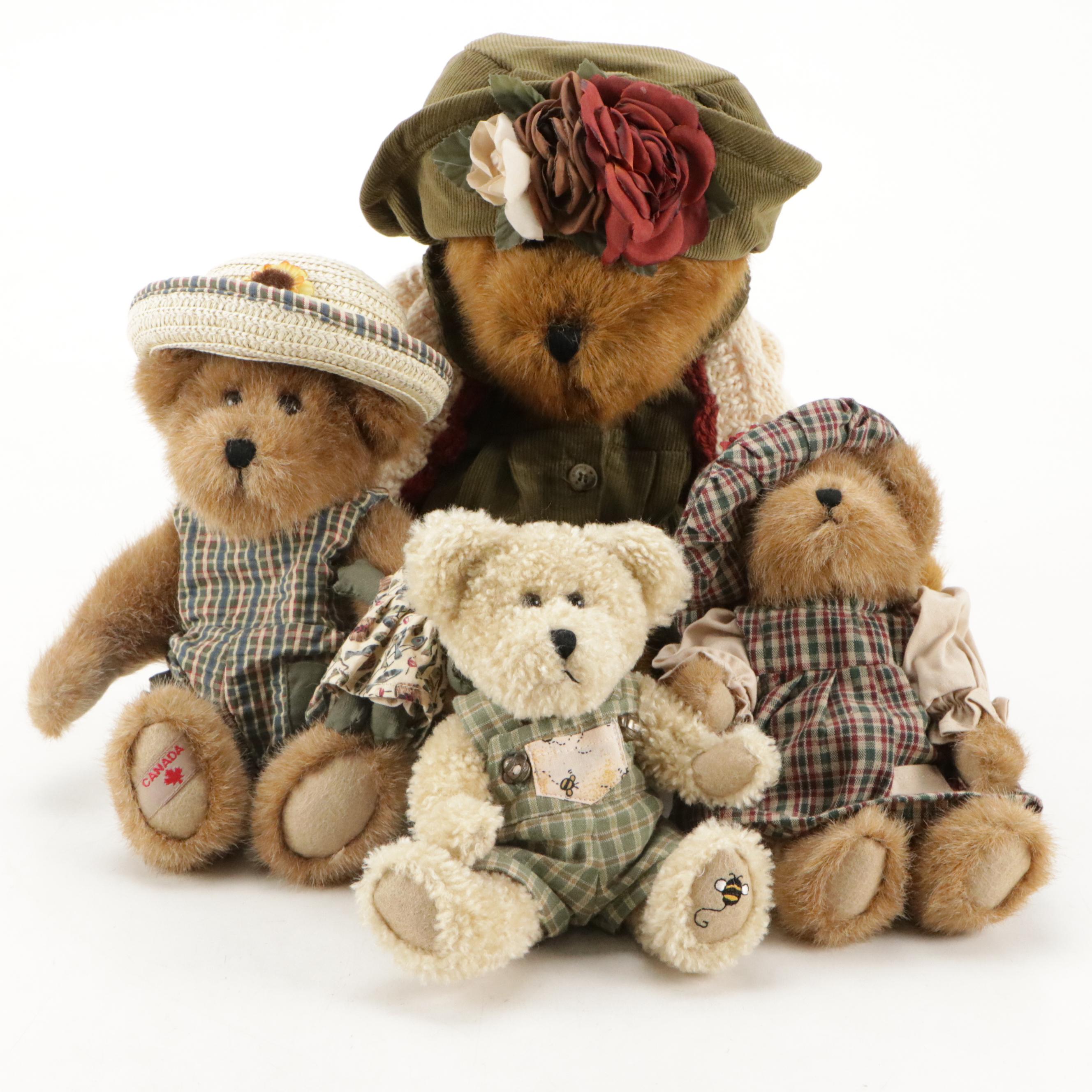 Boyds Bears The Head Bean Collection Plush Teddy Bears