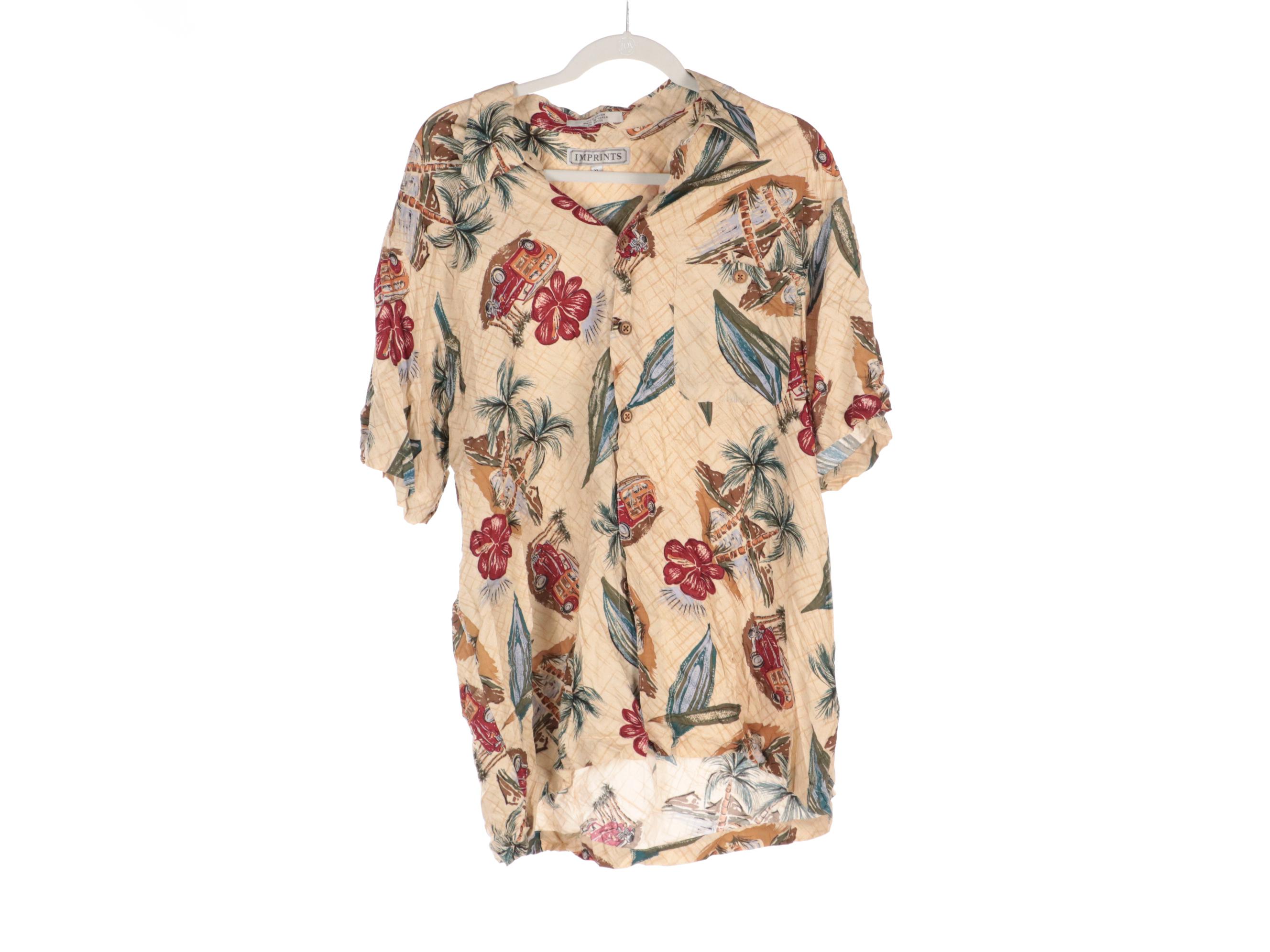 Men's Printed Button-Up Shirts