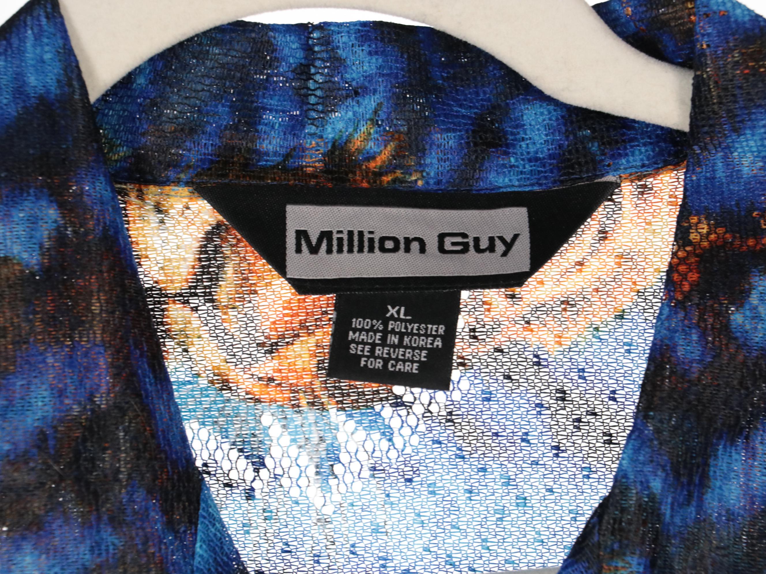 Men's Printed Button-Up Shirts