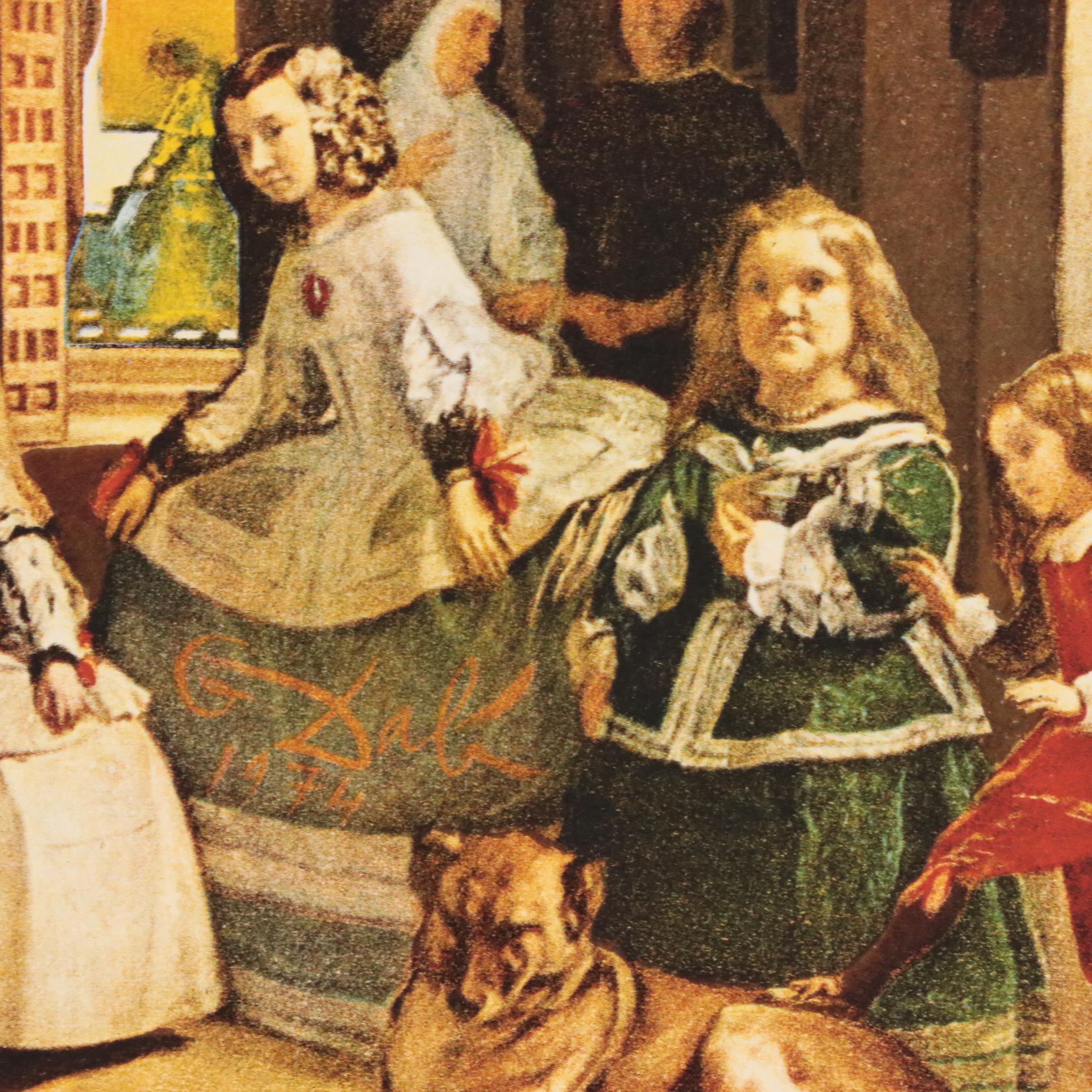 Salvador Dalí Lithograph "Velasquez: 'les menines,'" 1974