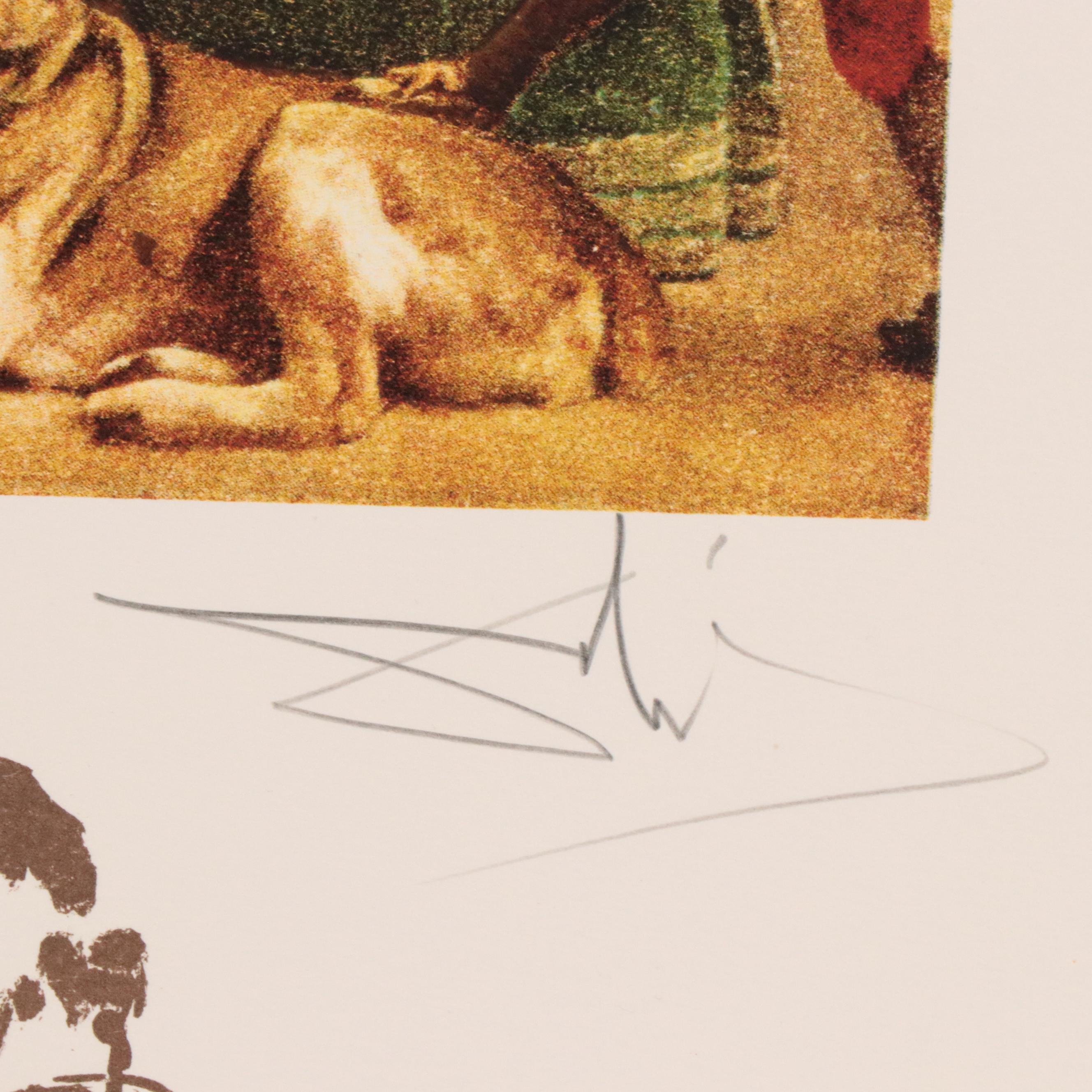 Salvador Dalí Lithograph "Velasquez: 'les menines,'" 1974