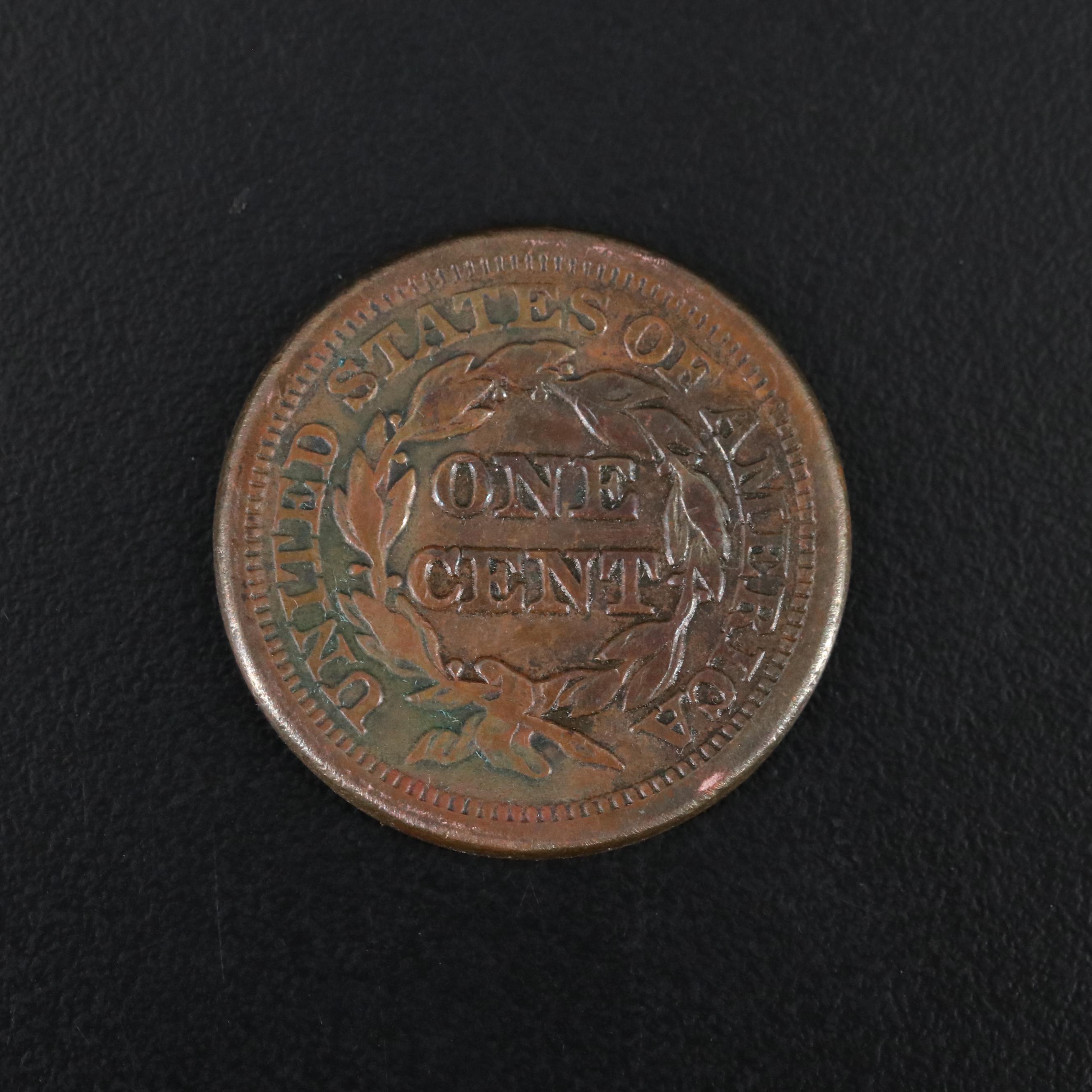 Group of Three Braided Hair Large Cents