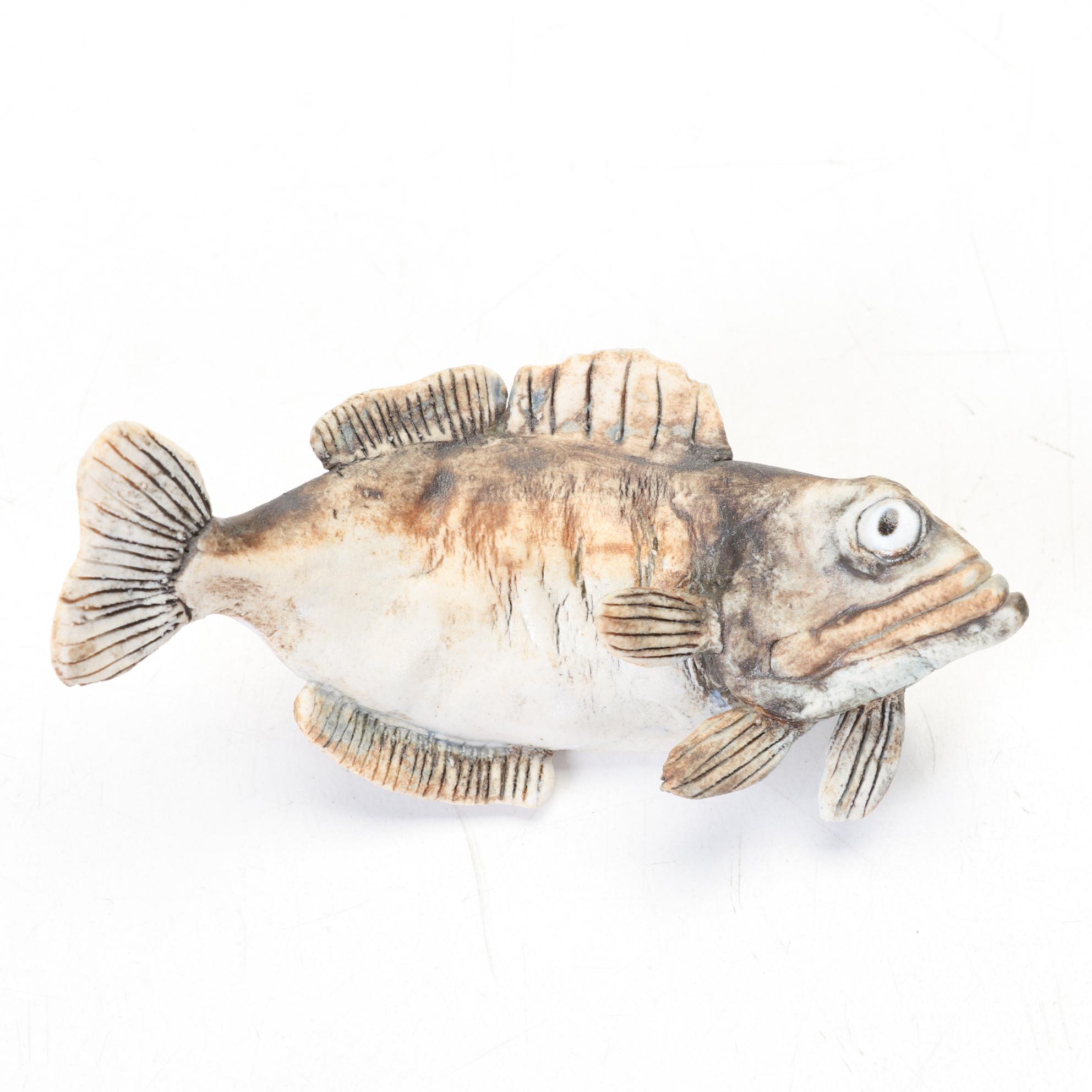 Five Aggie Zed Ceramic Sculpture "Fish"