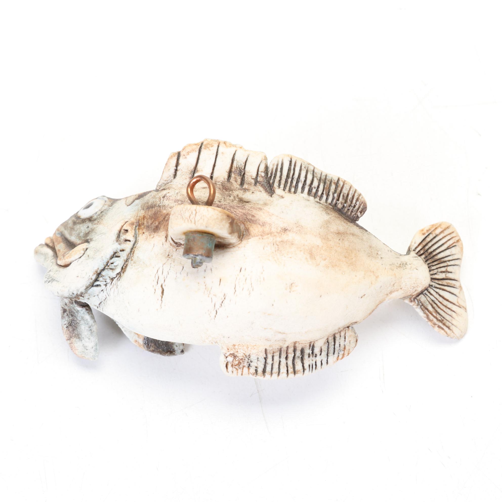 Five Aggie Zed Ceramic Sculpture "Fish"