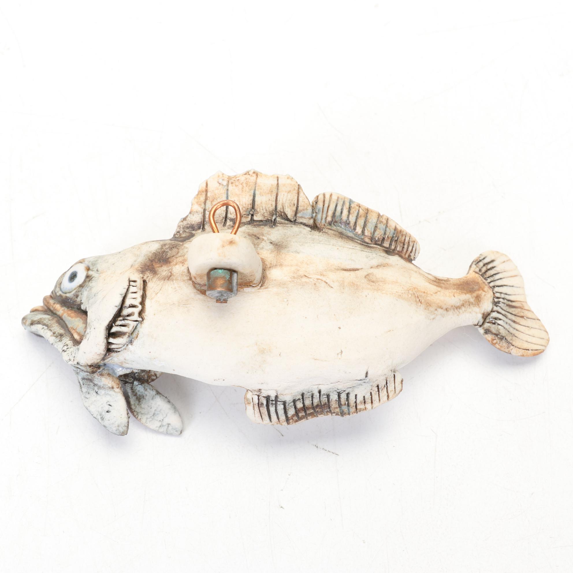 Five Aggie Zed Ceramic Sculpture "Fish"