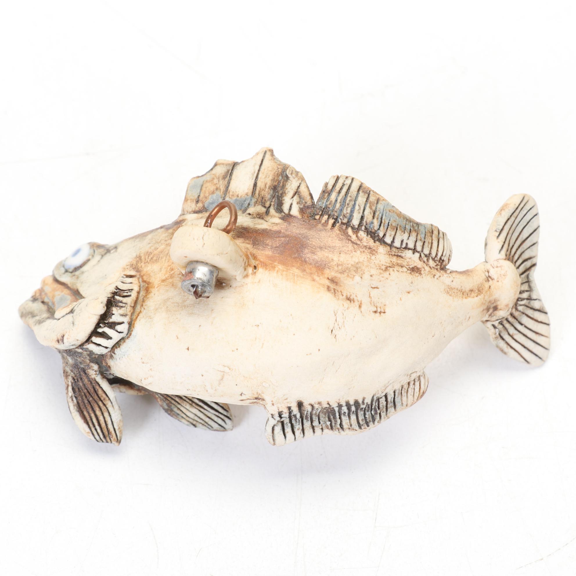 Five Aggie Zed Ceramic Sculpture "Fish"