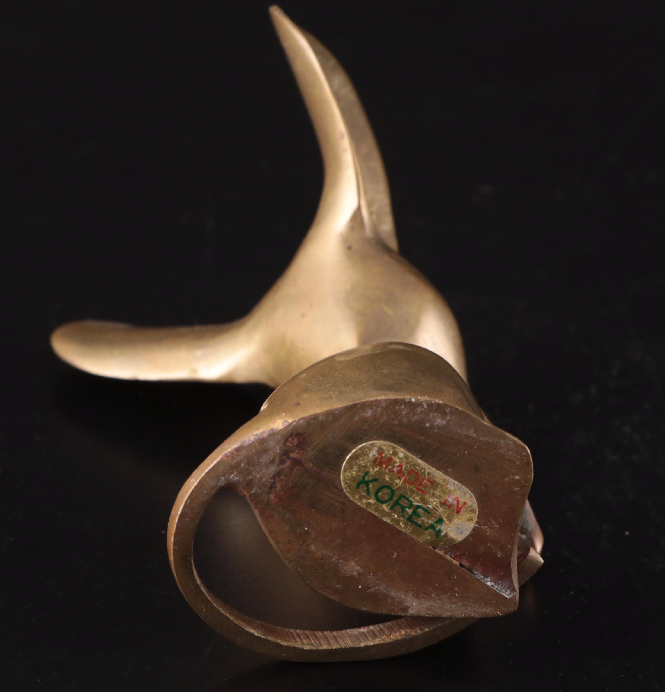 Cast Brass Mouse, Swan, Ibex, Moose and More Figurines