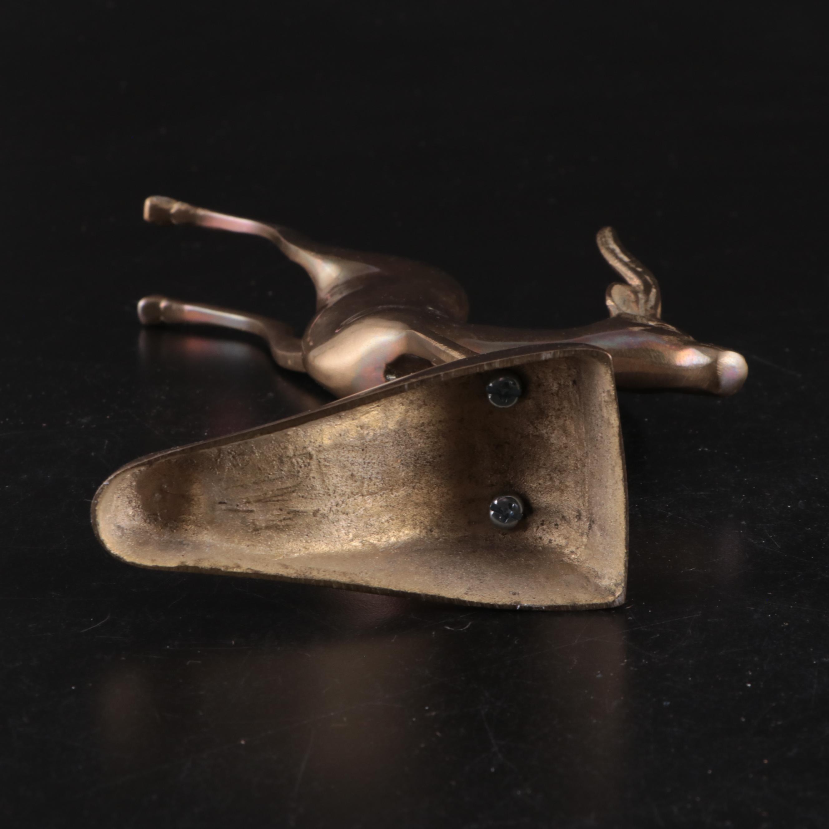 Cast Brass Mouse, Swan, Ibex, Moose and More Figurines