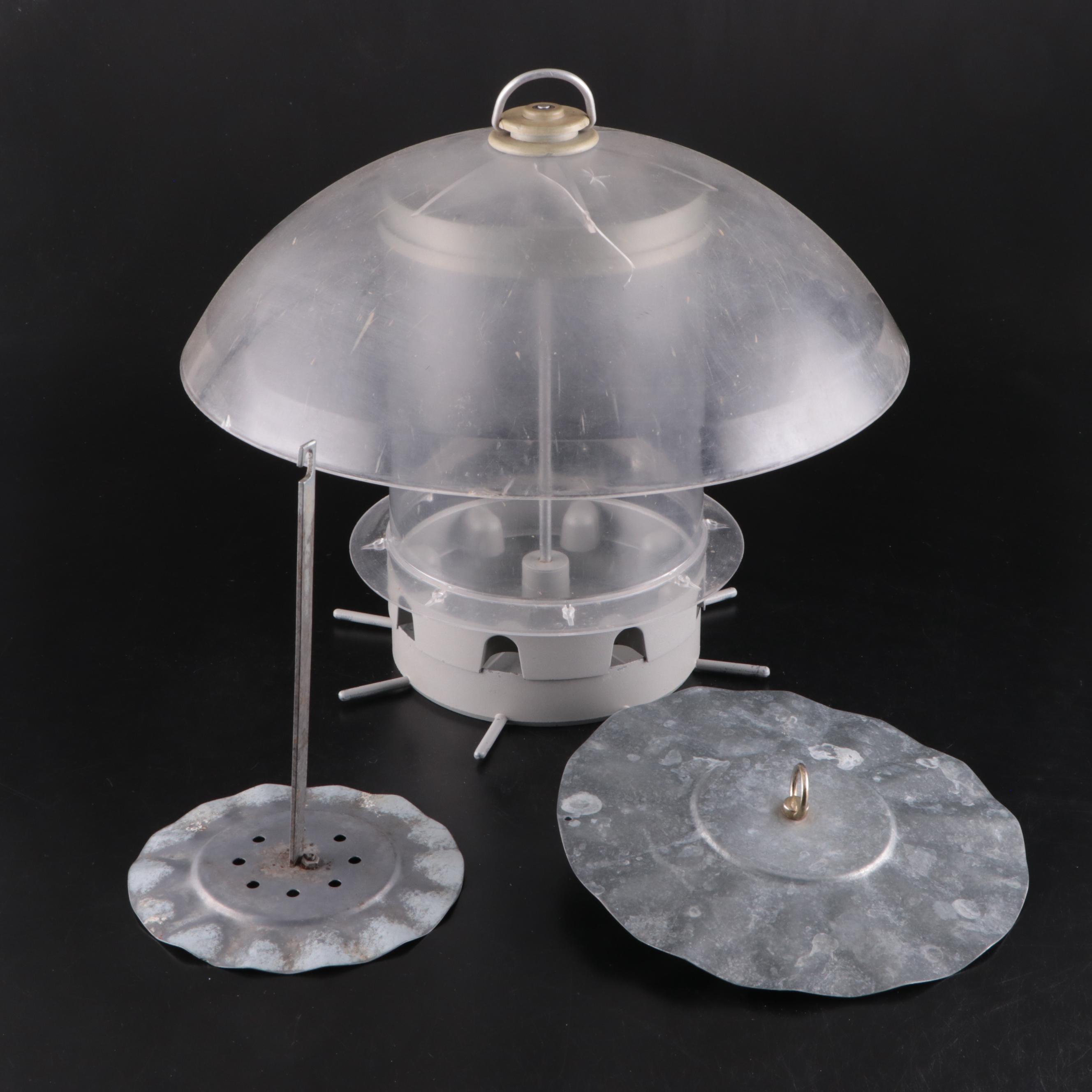 K-Feeder Enterprises Carousel Bird Feeder with Plastic Dome
