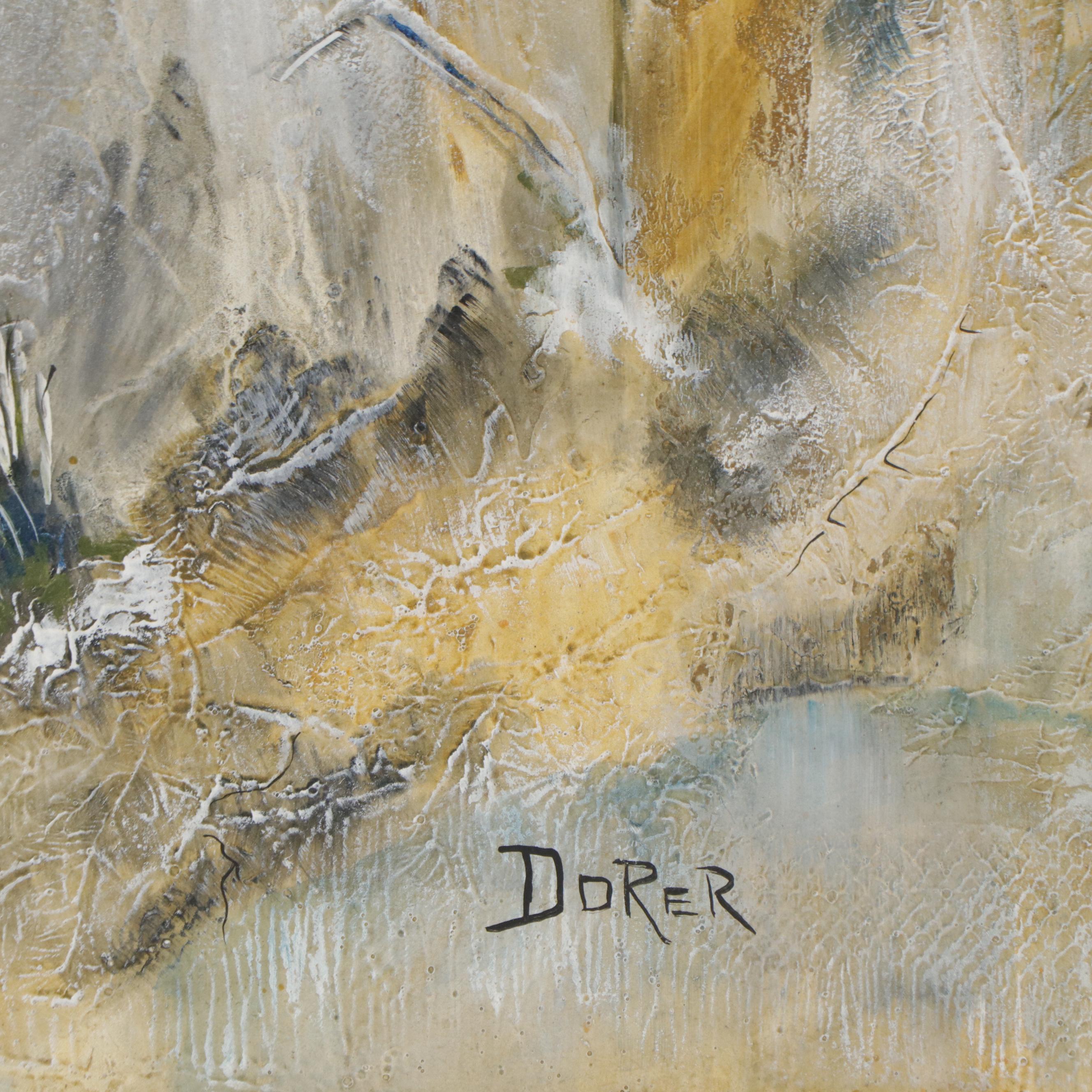 Jan Dorer Abstract Oil Painting