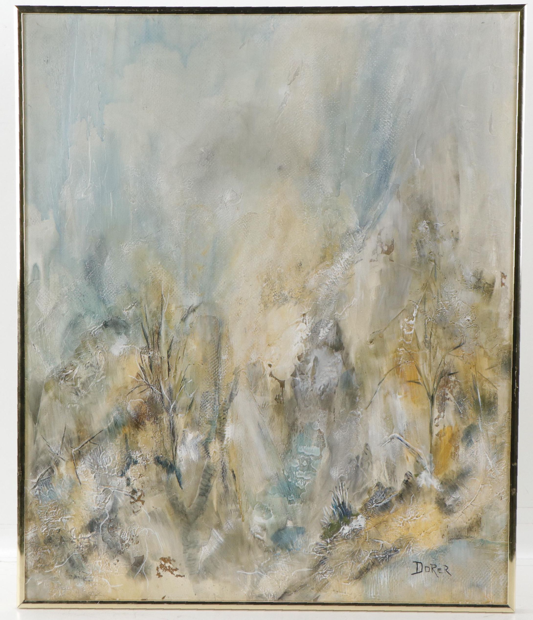 Jan Dorer Abstract Oil Painting