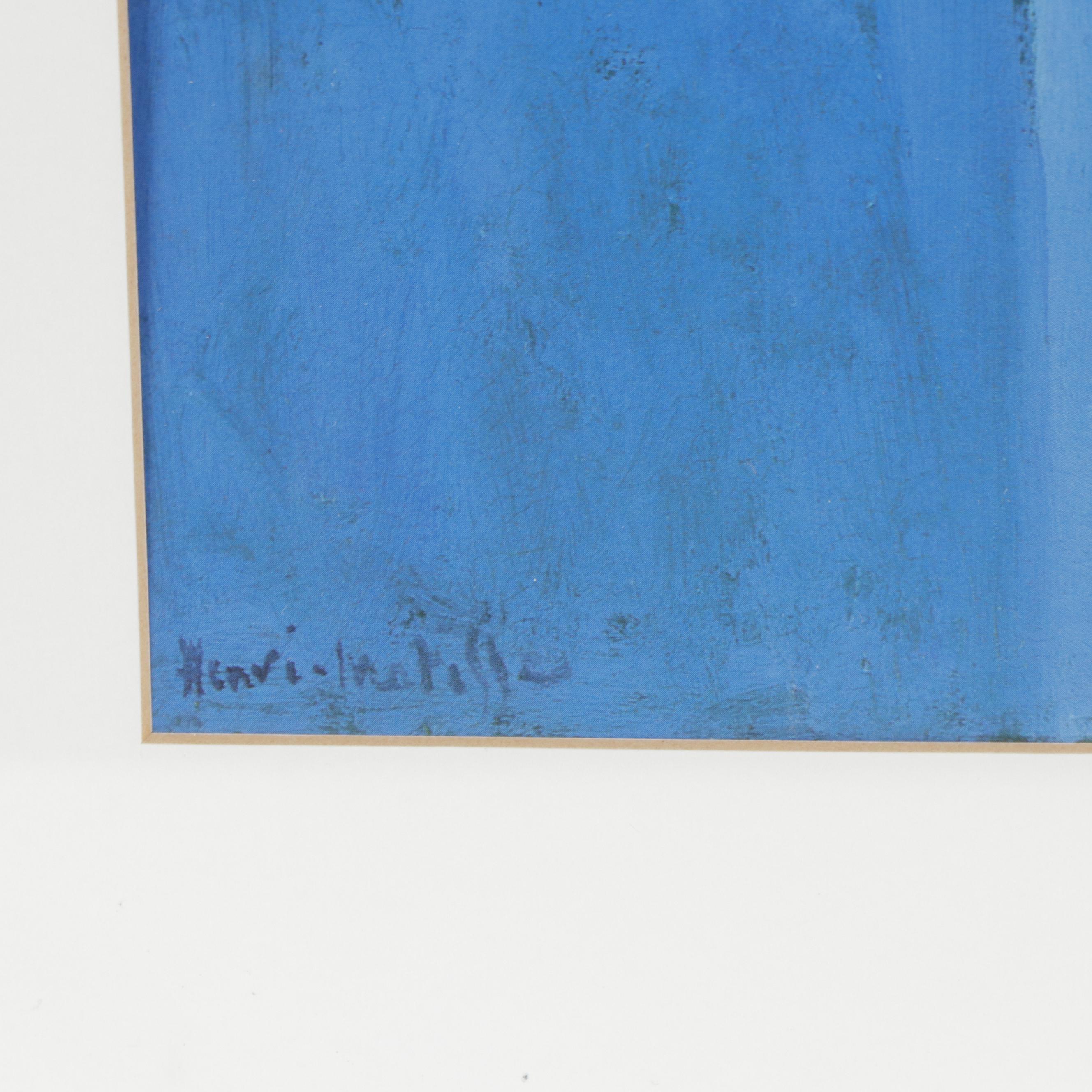 Poster Print of Henri Matisse's "The Blue Window"