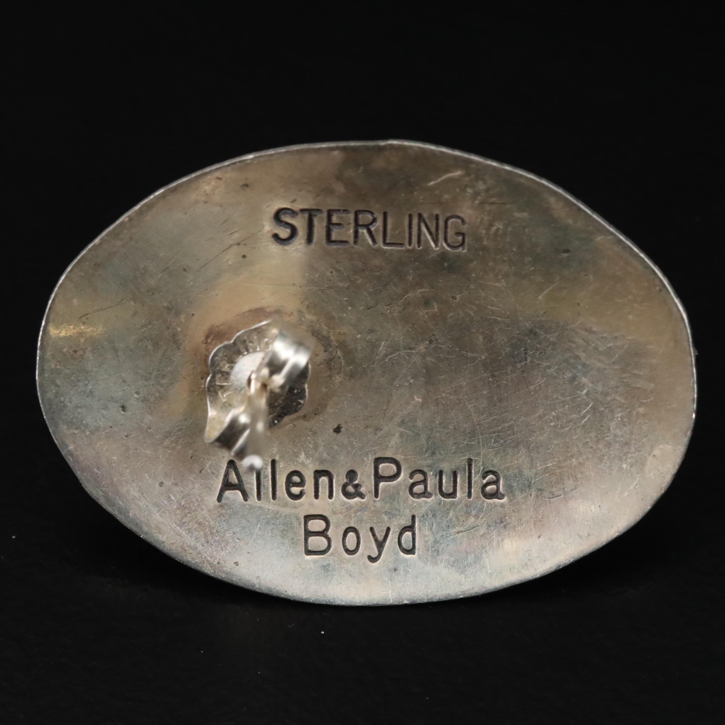 Southwestern Sterling Earrings with Turquoise, Malachite and Faux Turquoise