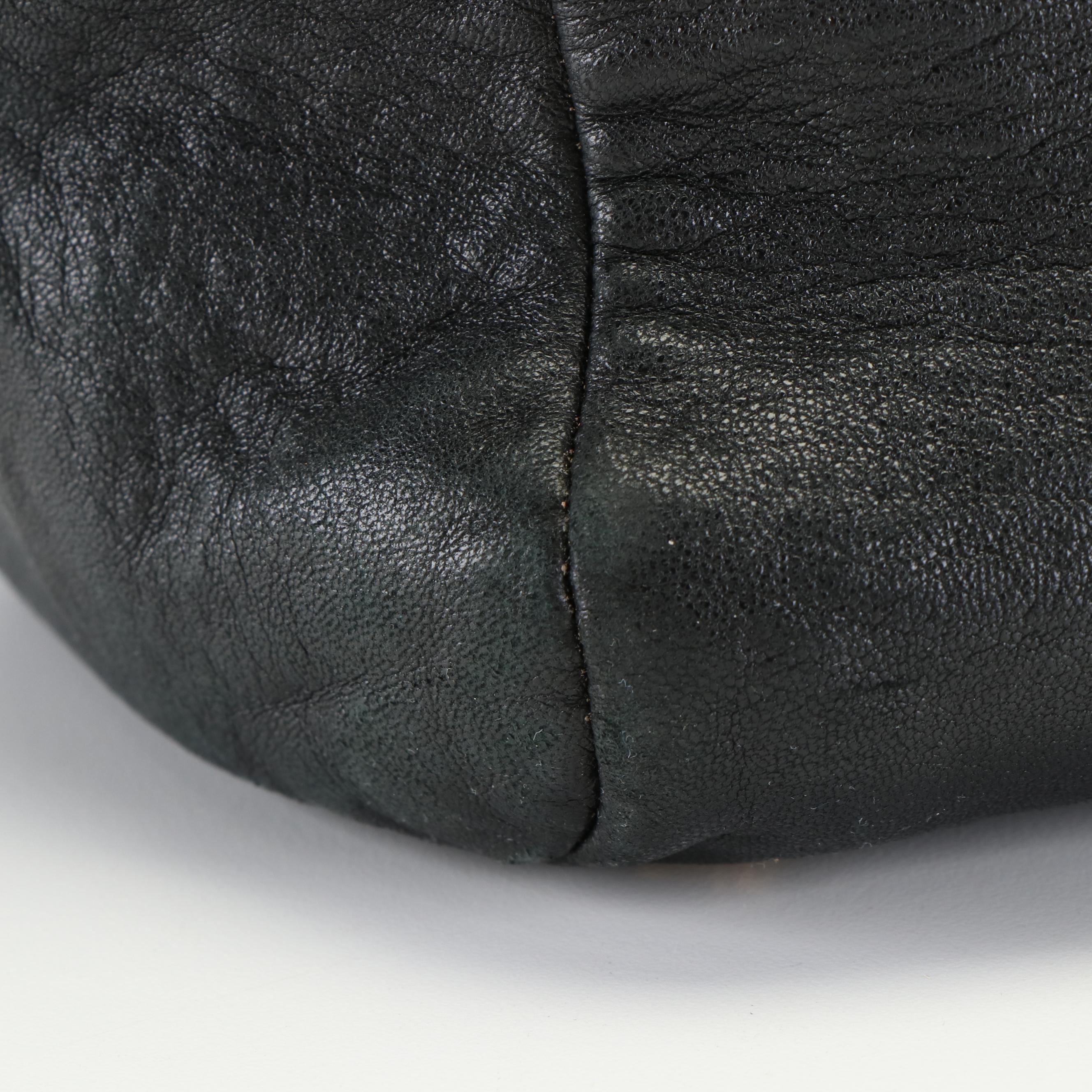 Prada Satchel in Black Vitello Daino Leather