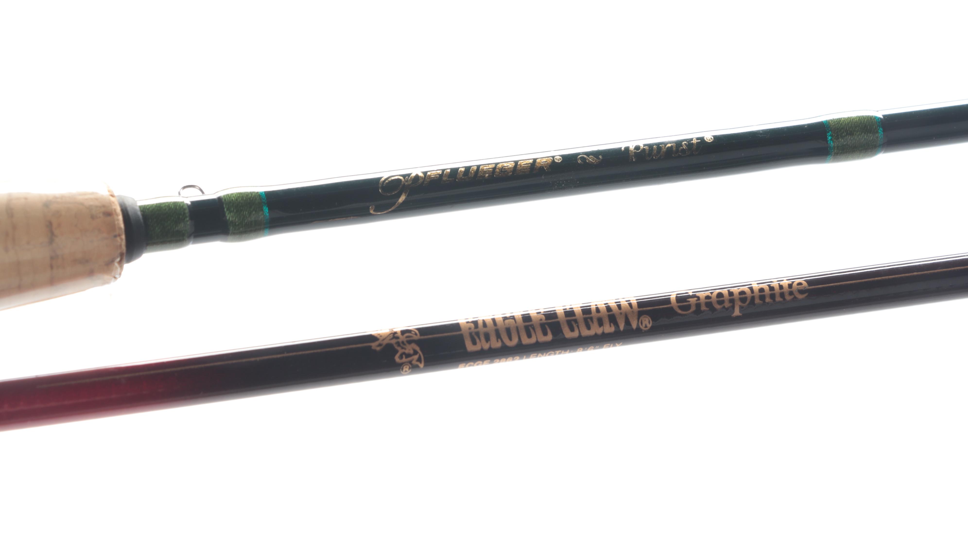 Cabela's "Three Forks" and Other Fly Fishing Rods with Cases