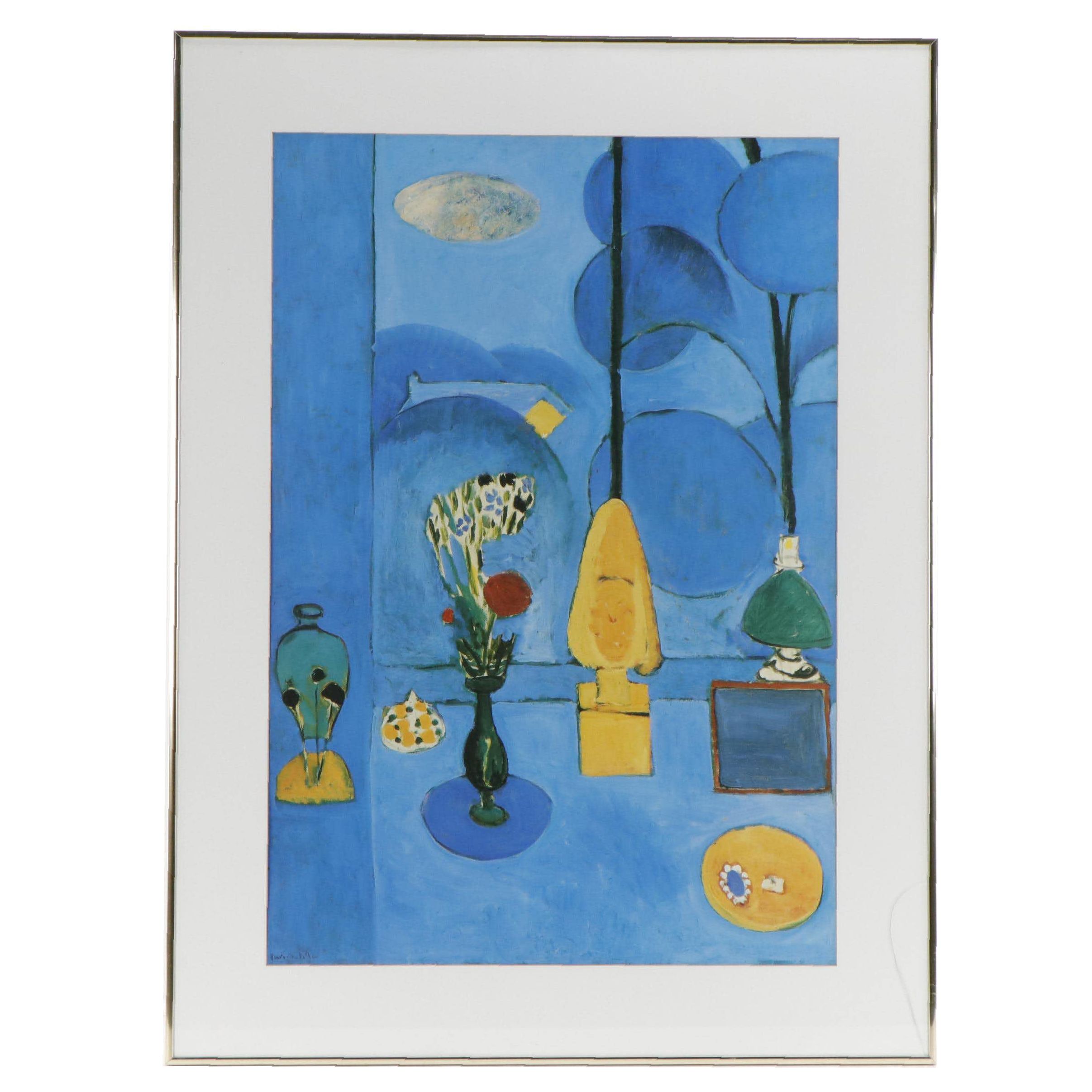 Poster Print of Henri Matisse's "The Blue Window"