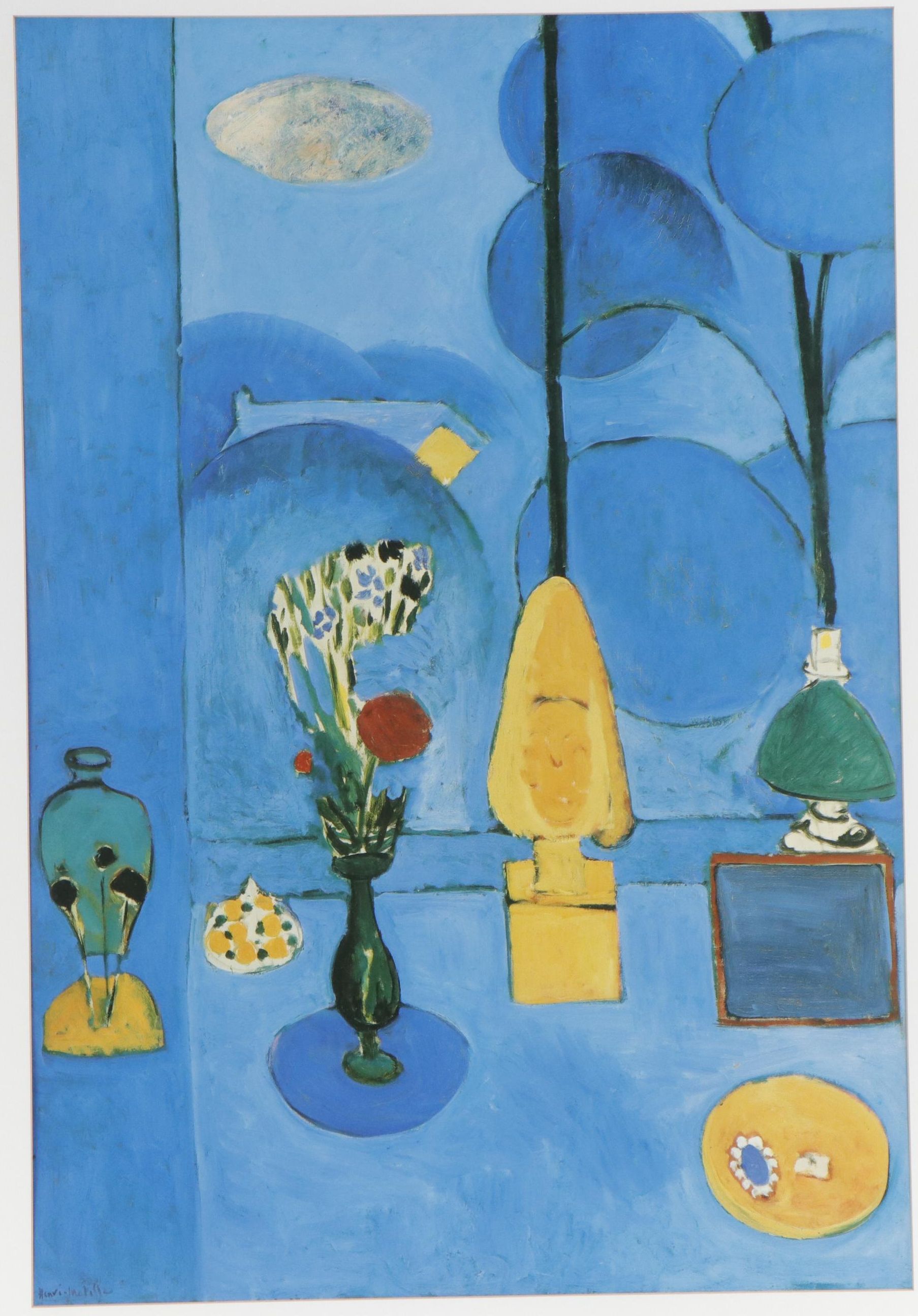 Poster Print of Henri Matisse's "The Blue Window"