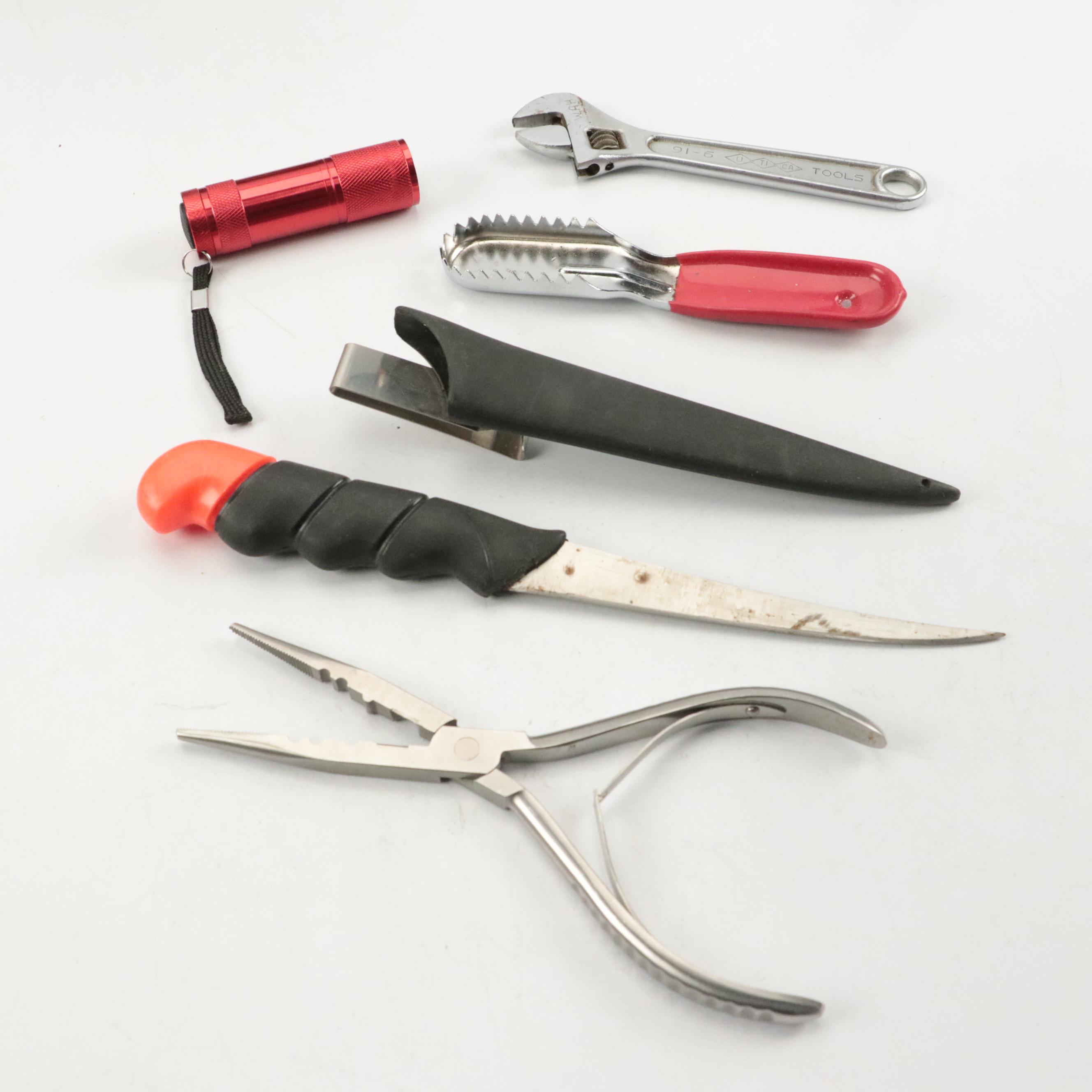 Plano Tackle Box with Other Fishing Reels, Lures, and More